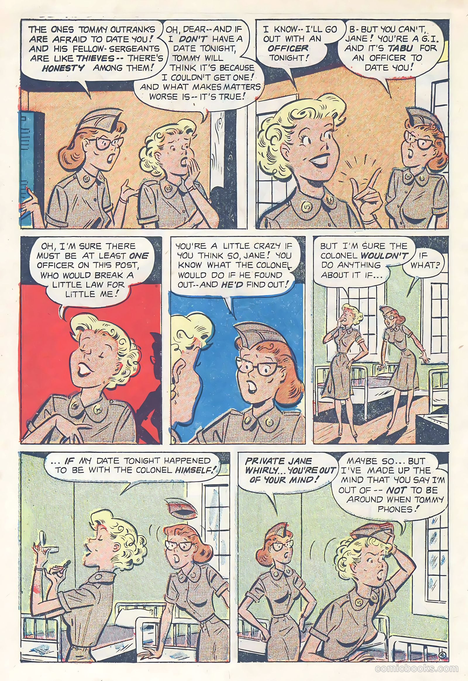 G.I. Jane #6 (1954) — page 22 of 36