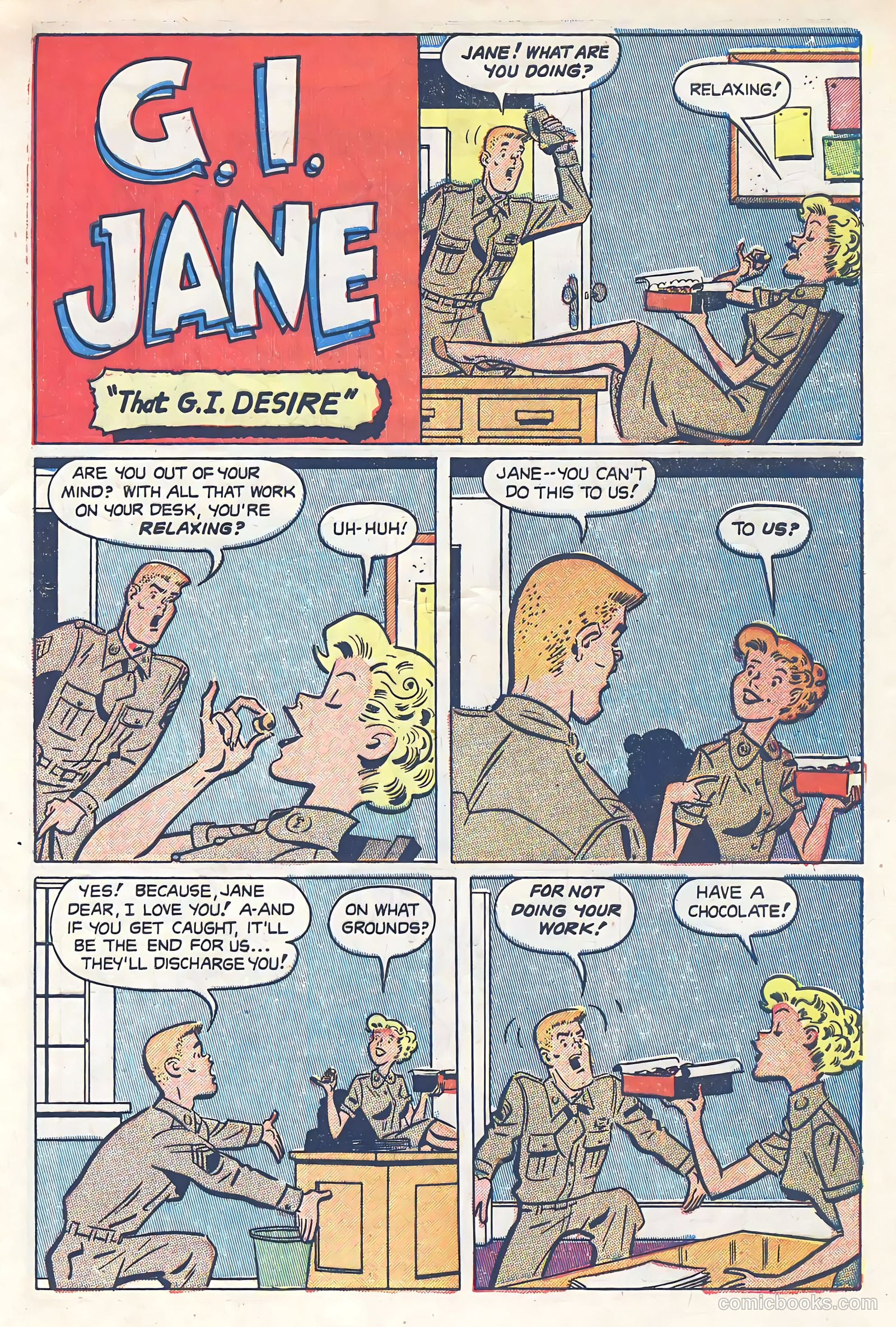 G.I. Jane #6 (1954) — page 29 of 36