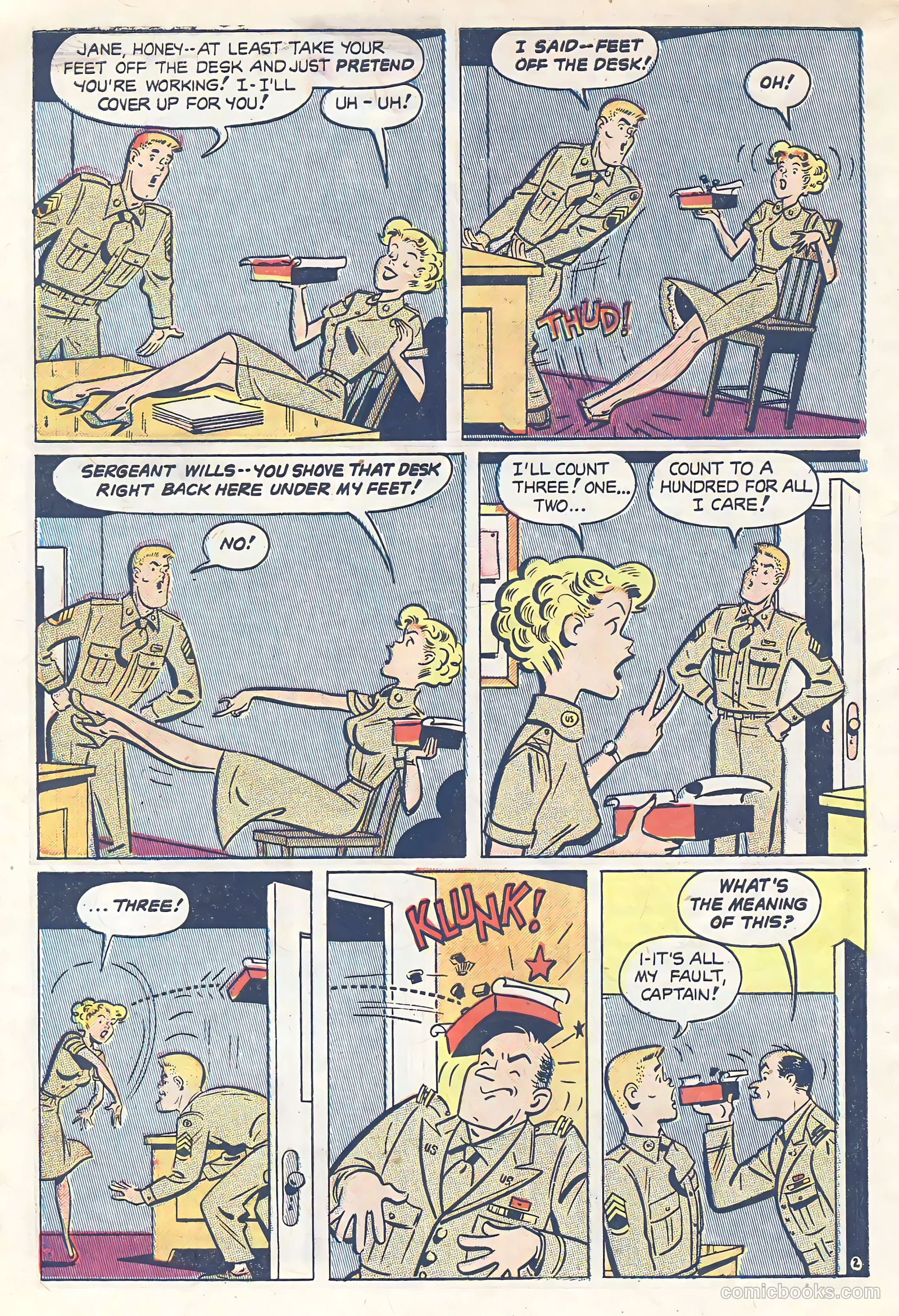 G.I. Jane #6 (1954) — page 30 of 36