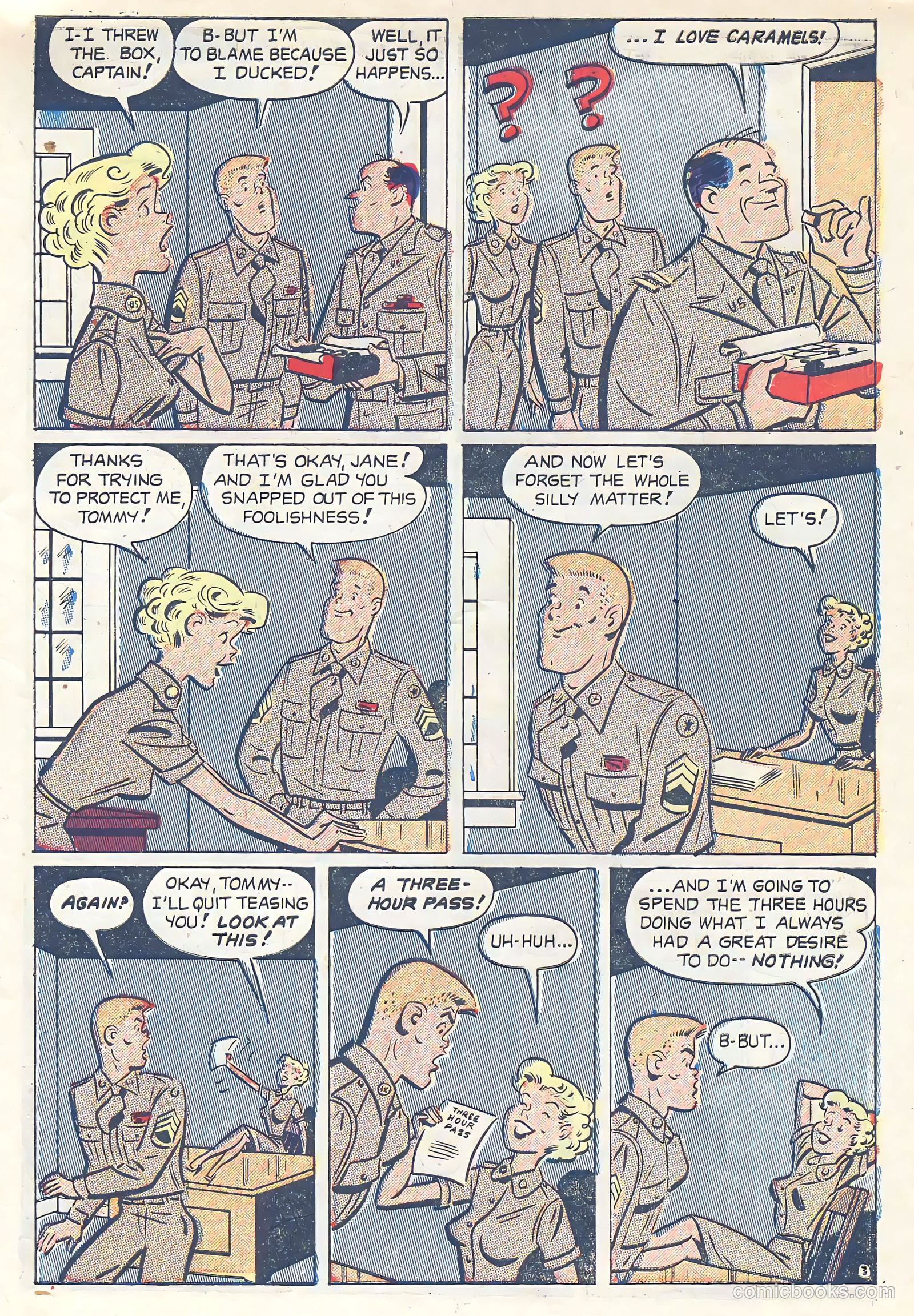G.I. Jane #6 (1954) — page 31 of 36