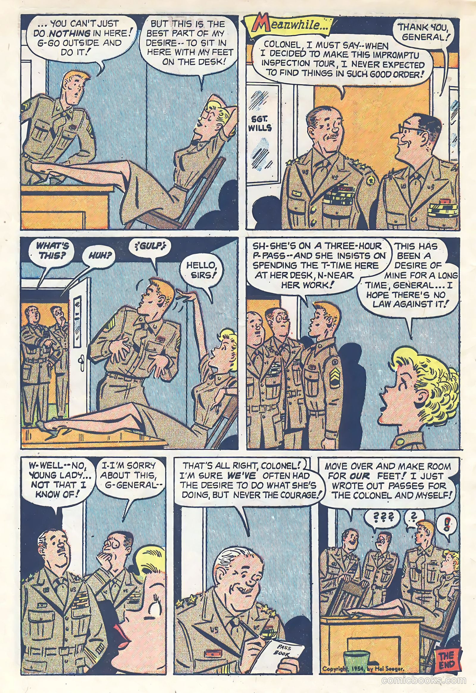 G.I. Jane #6 (1954) — page 32 of 36