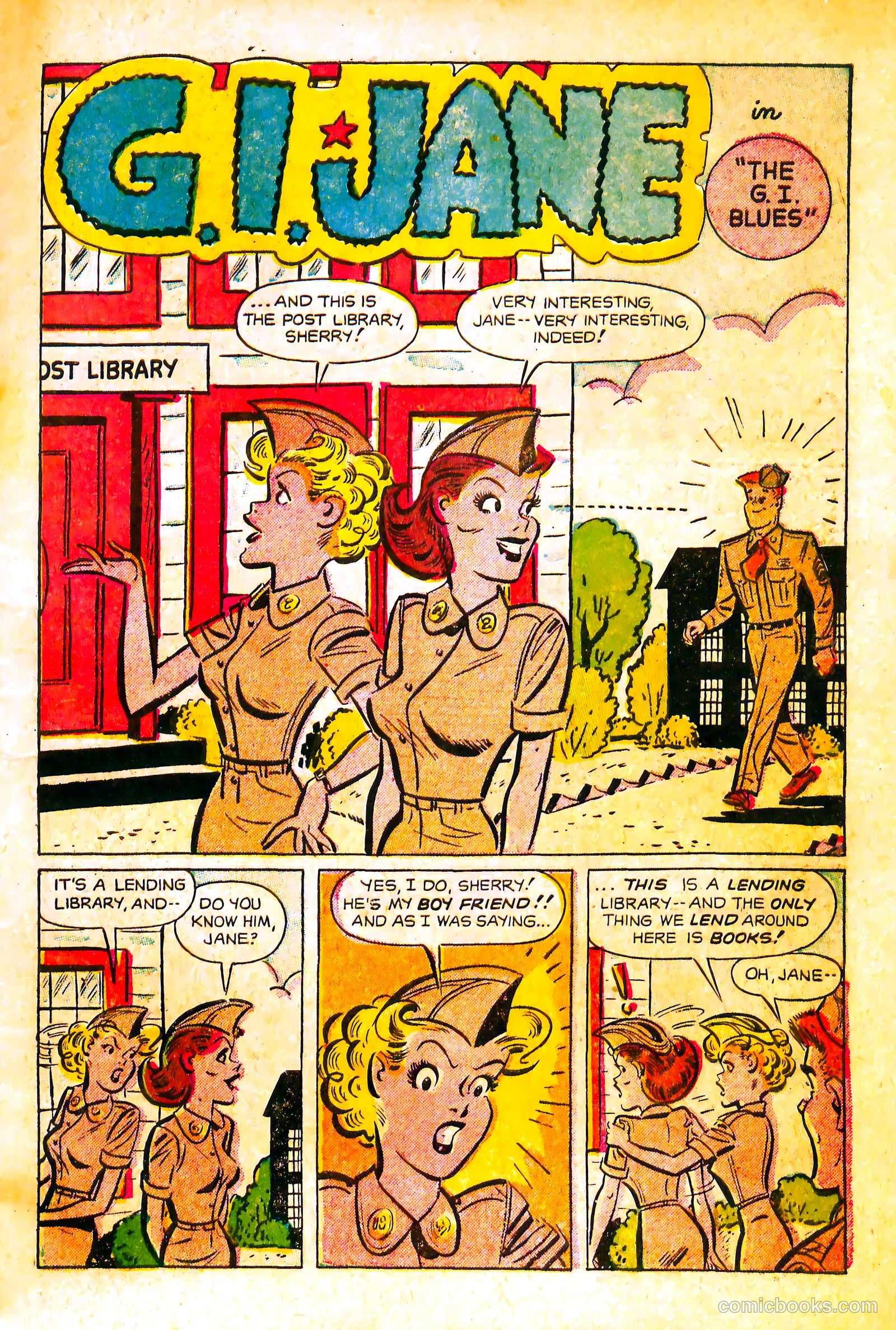 G.I. Jane #9 (1954) — page 3 of 36