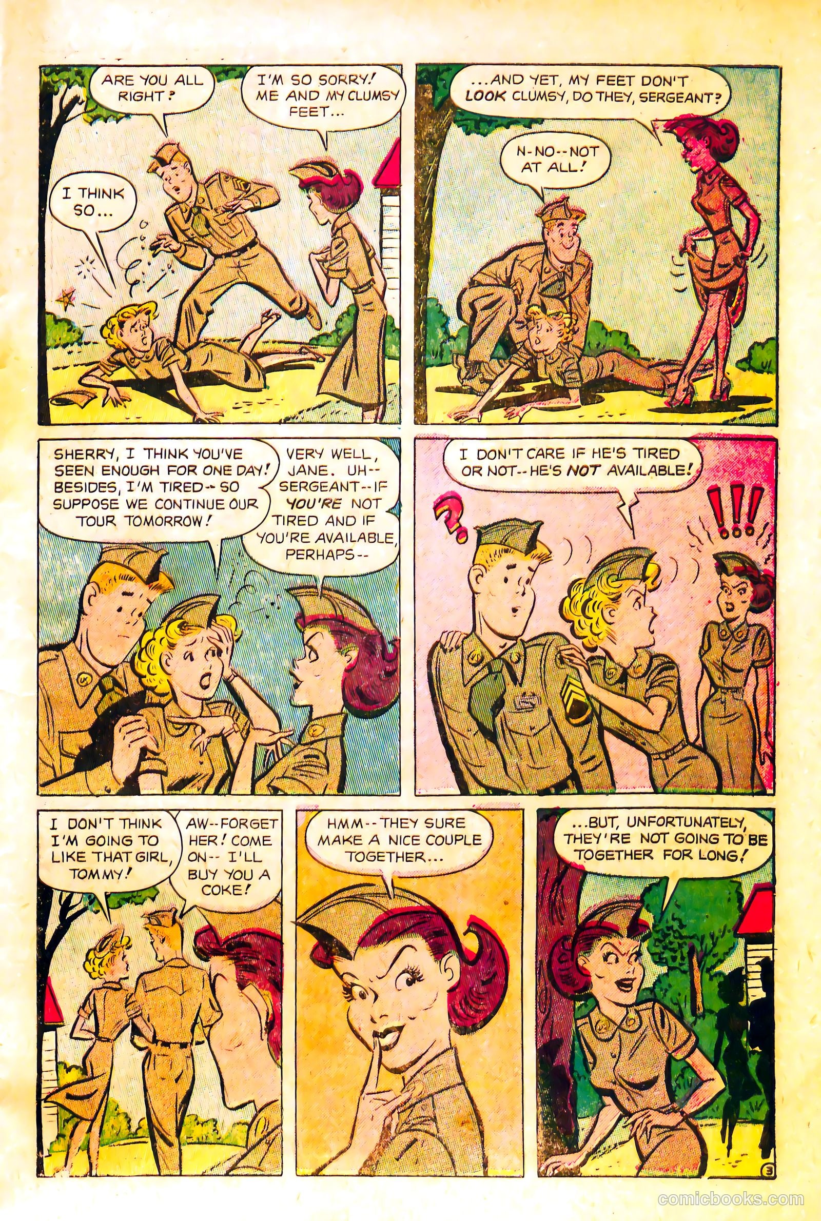 G.I. Jane #9 (1954) — page 5 of 36