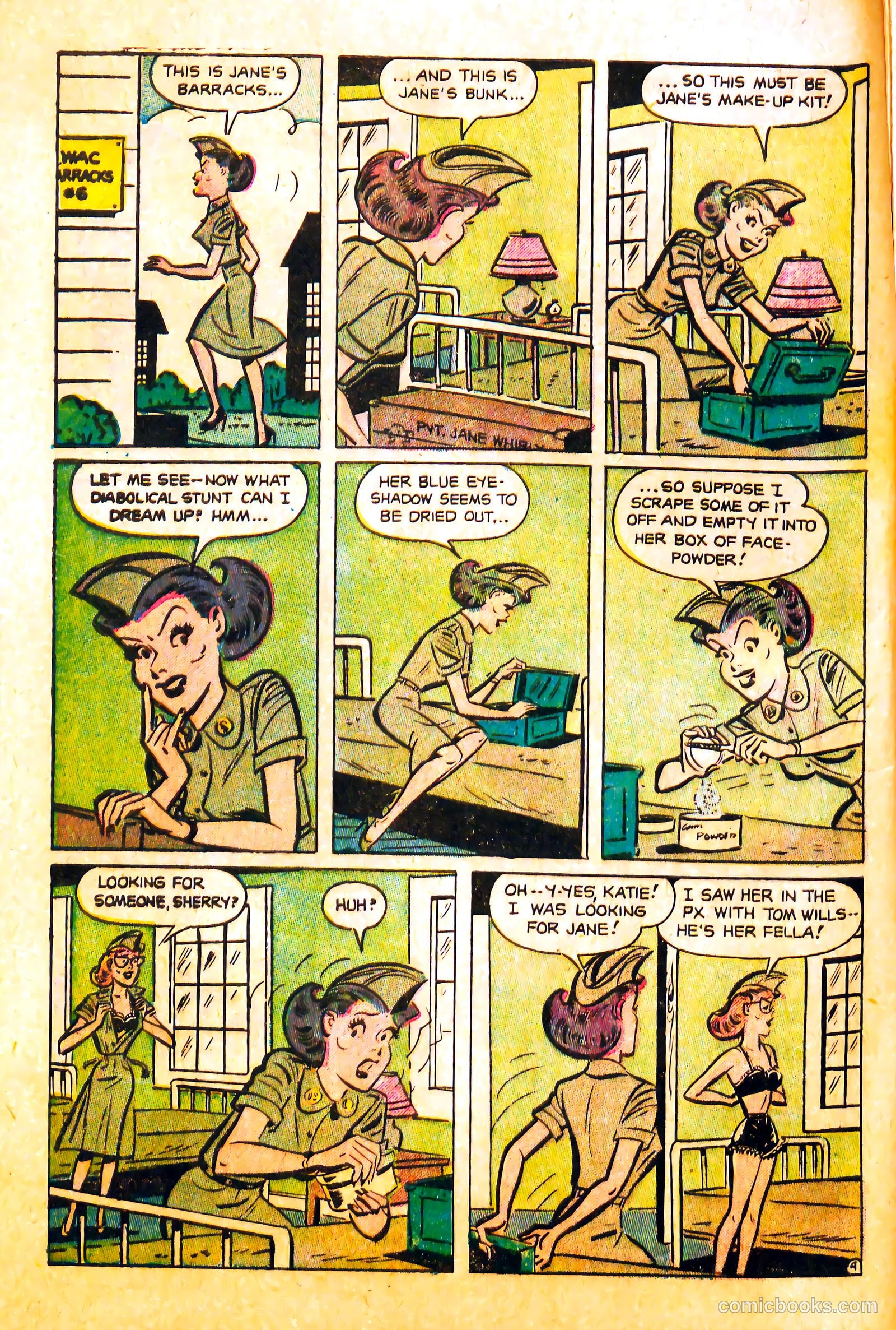 G.I. Jane #9 (1954) — page 6 of 36