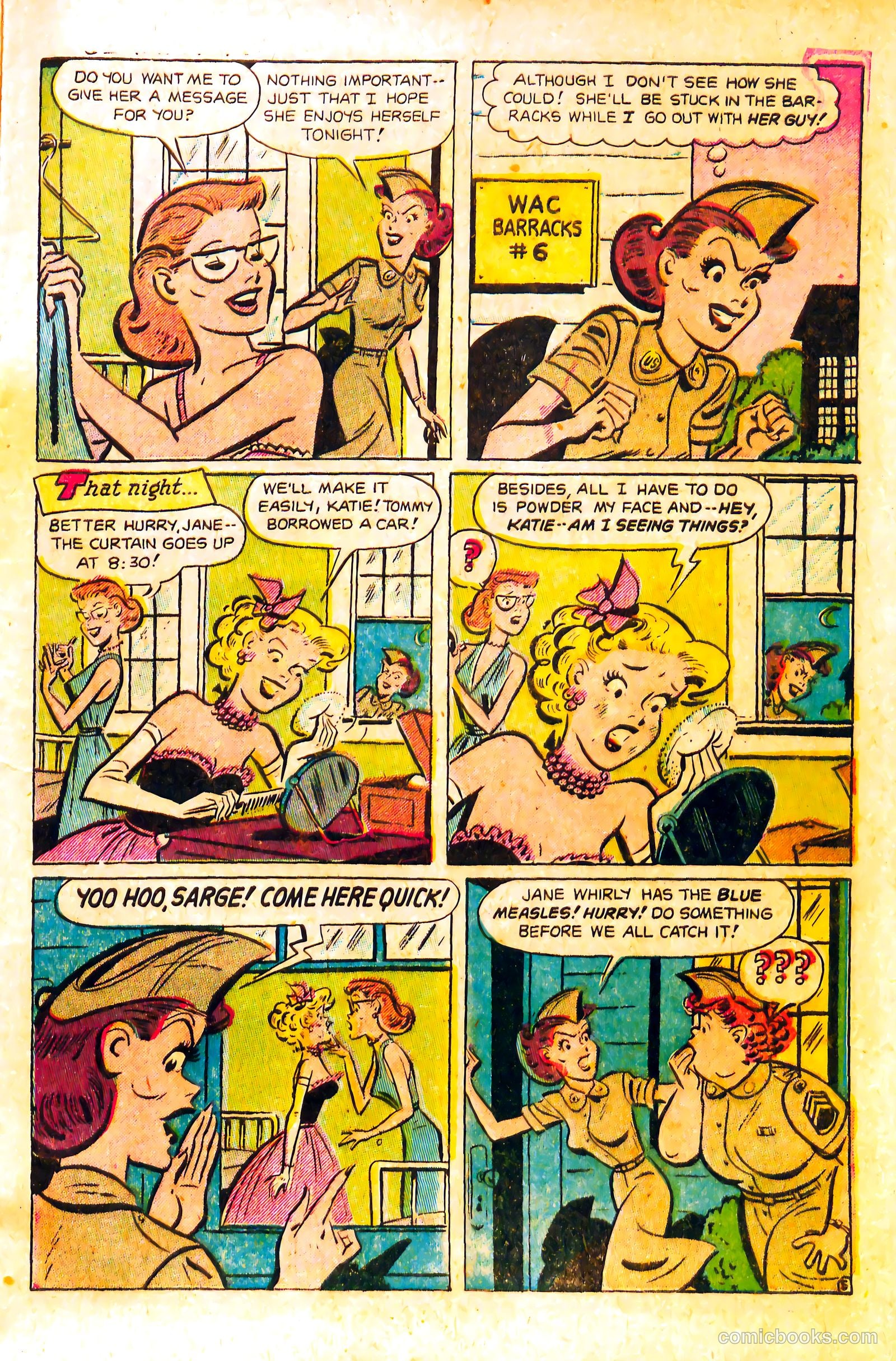 G.I. Jane #9 (1954) — page 7 of 36