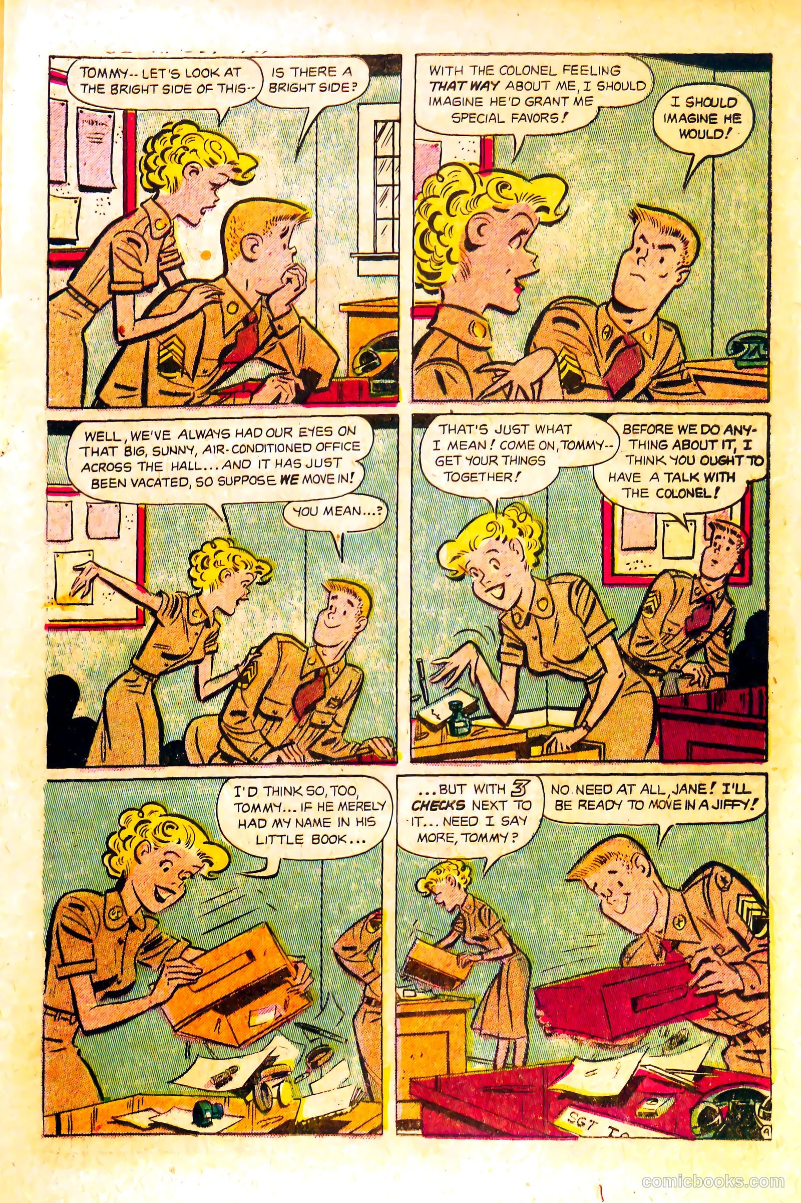 G.I. Jane #9 (1954) — page 21 of 36