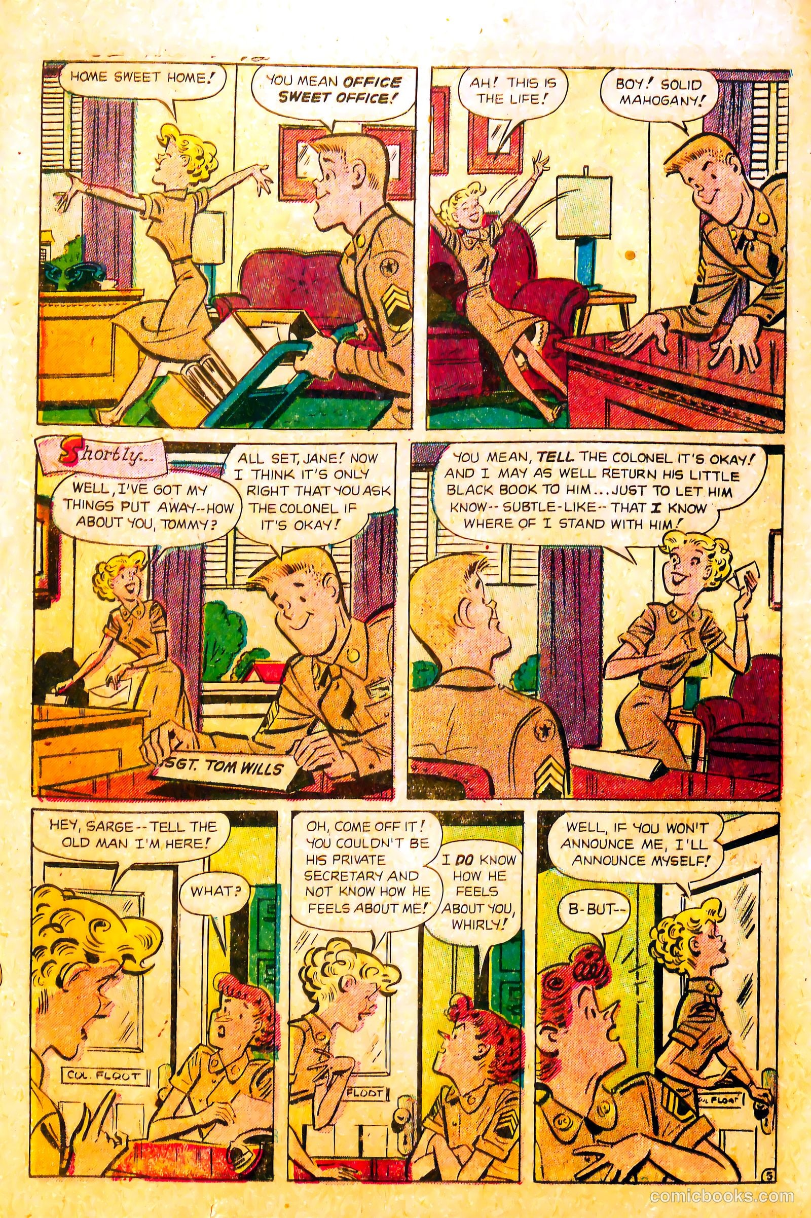 G.I. Jane #9 (1954) — page 22 of 36