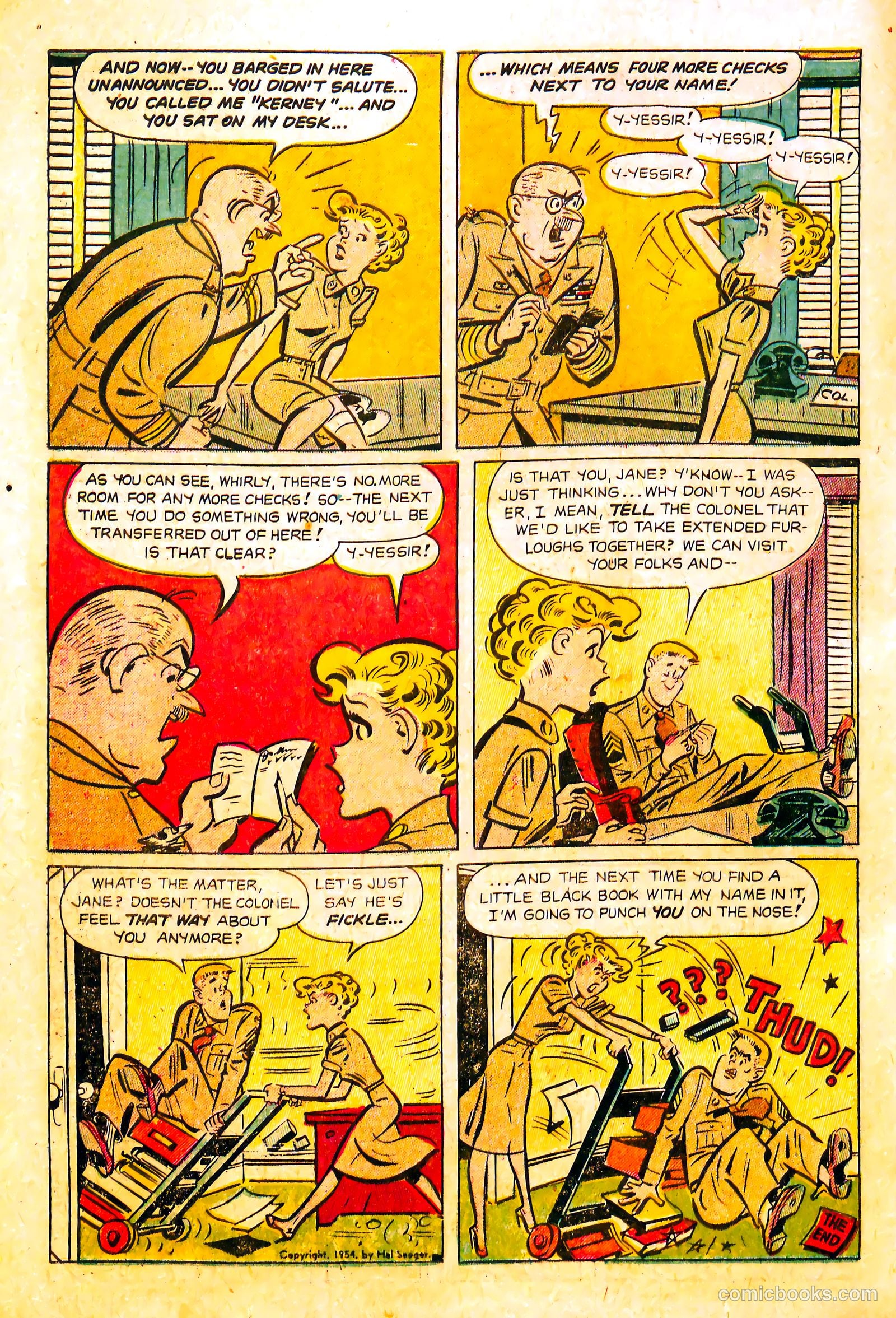 G.I. Jane #9 (1954) — page 24 of 36