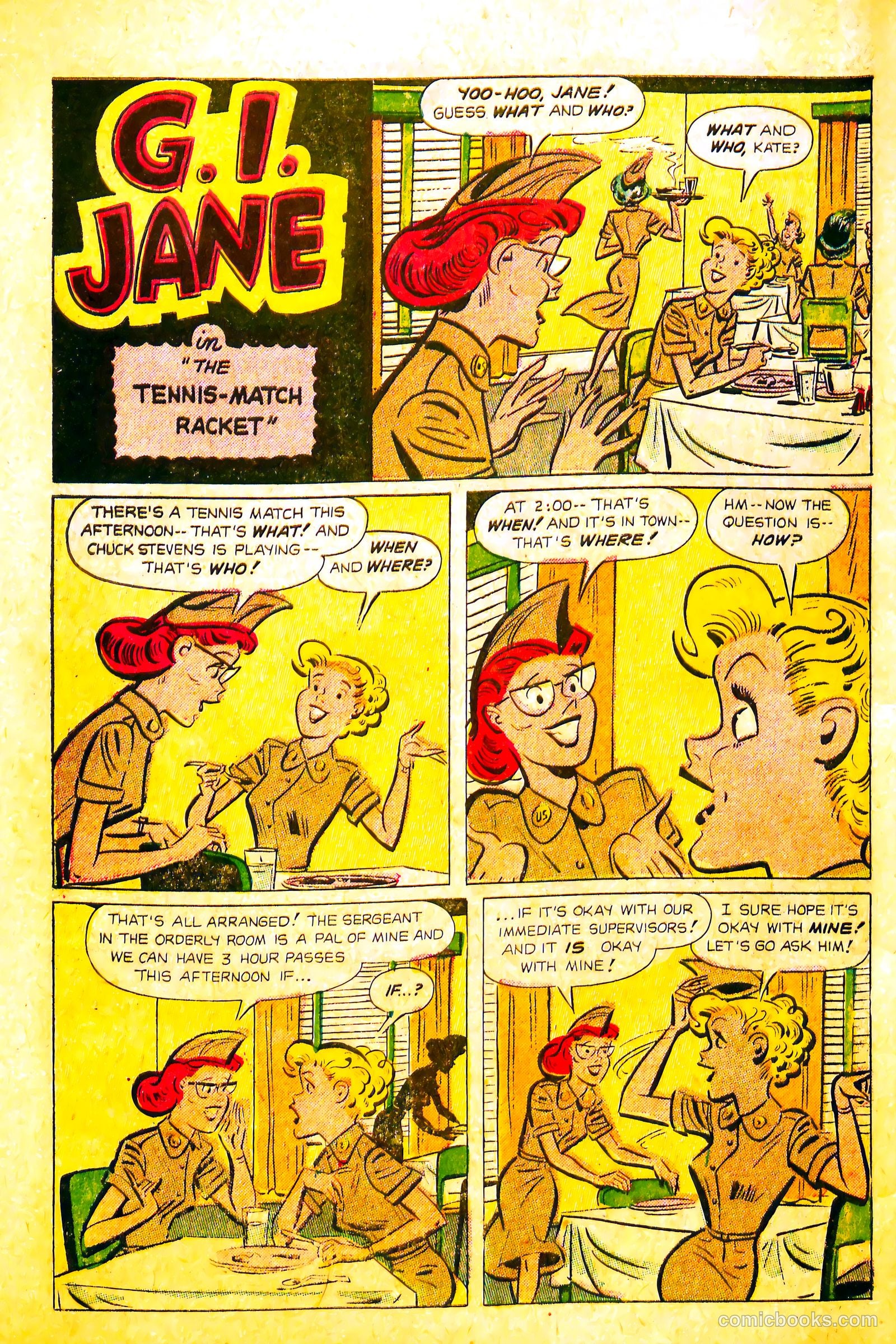 G.I. Jane #9 (1954) — page 32 of 36