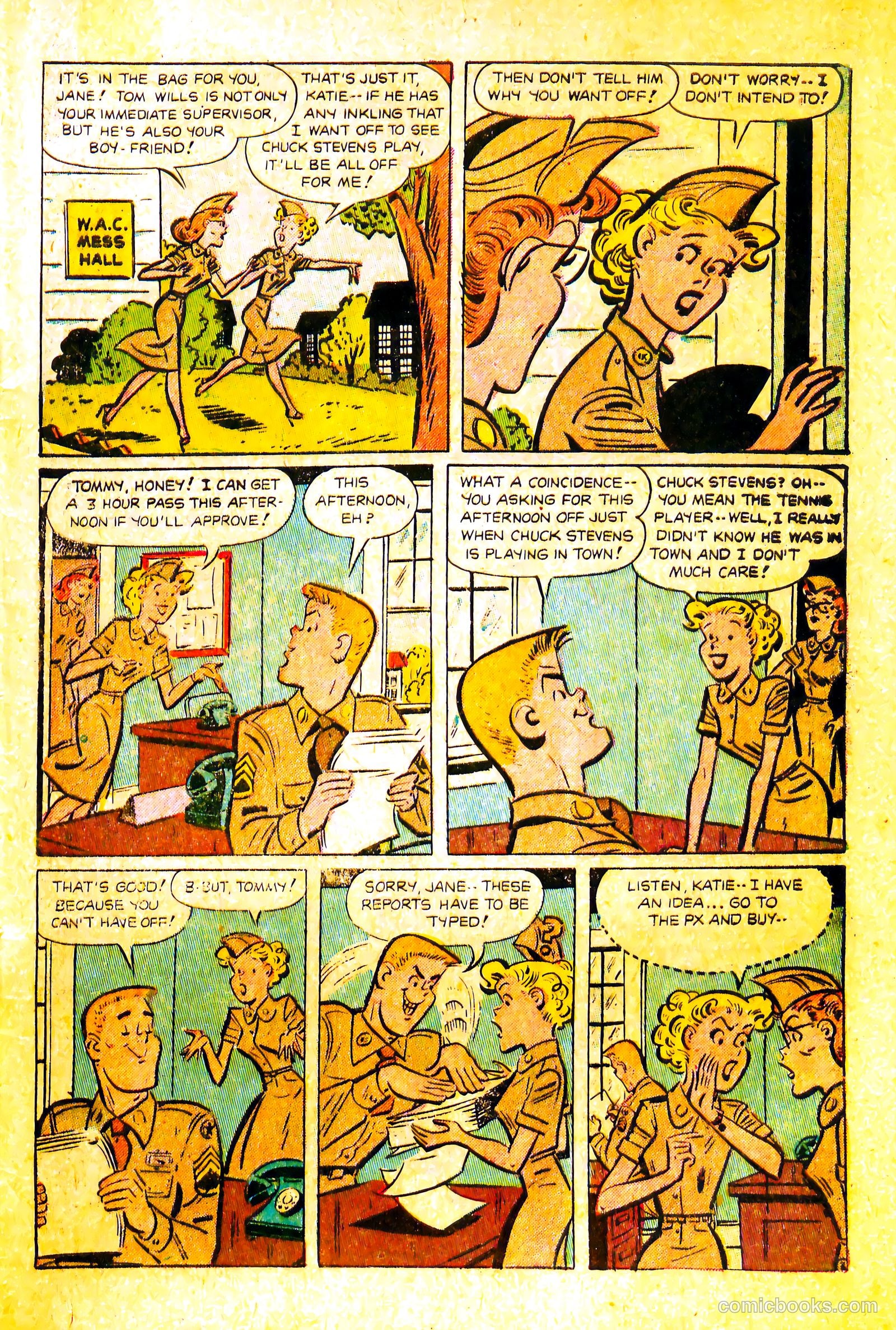 G.I. Jane #9 (1954) — page 33 of 36