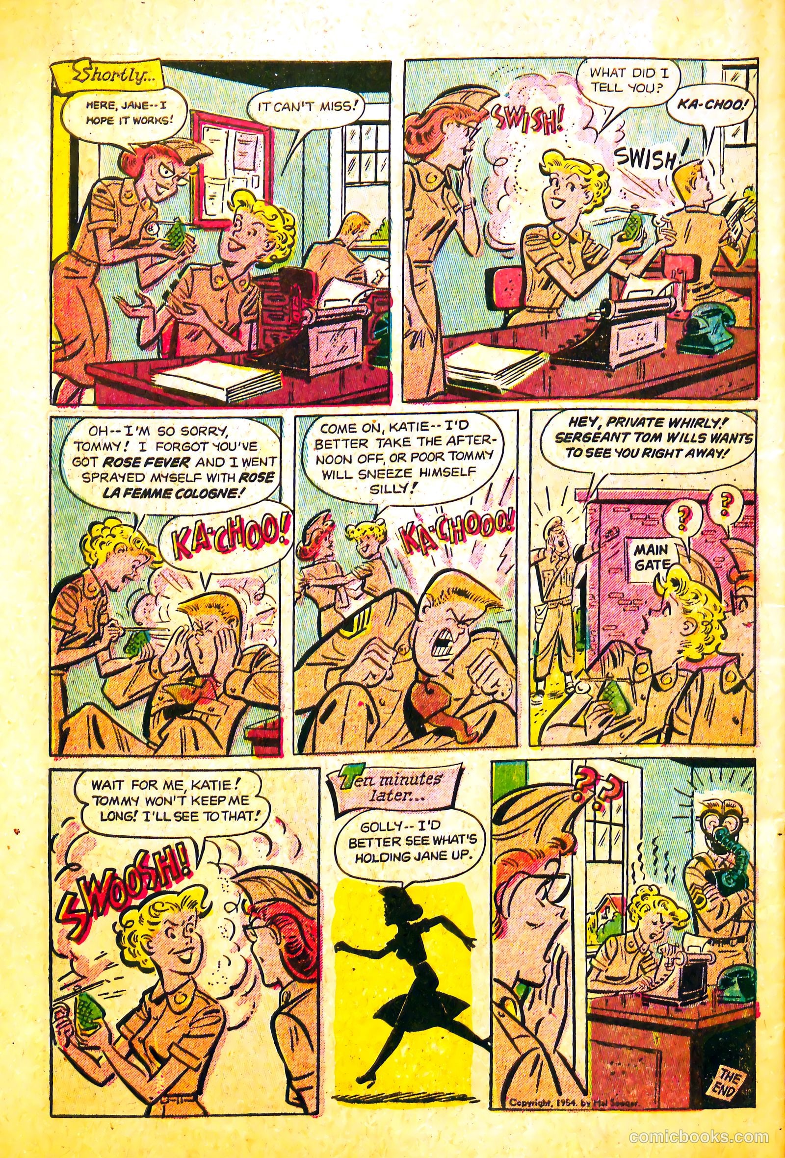 G.I. Jane #9 (1954) — page 34 of 36