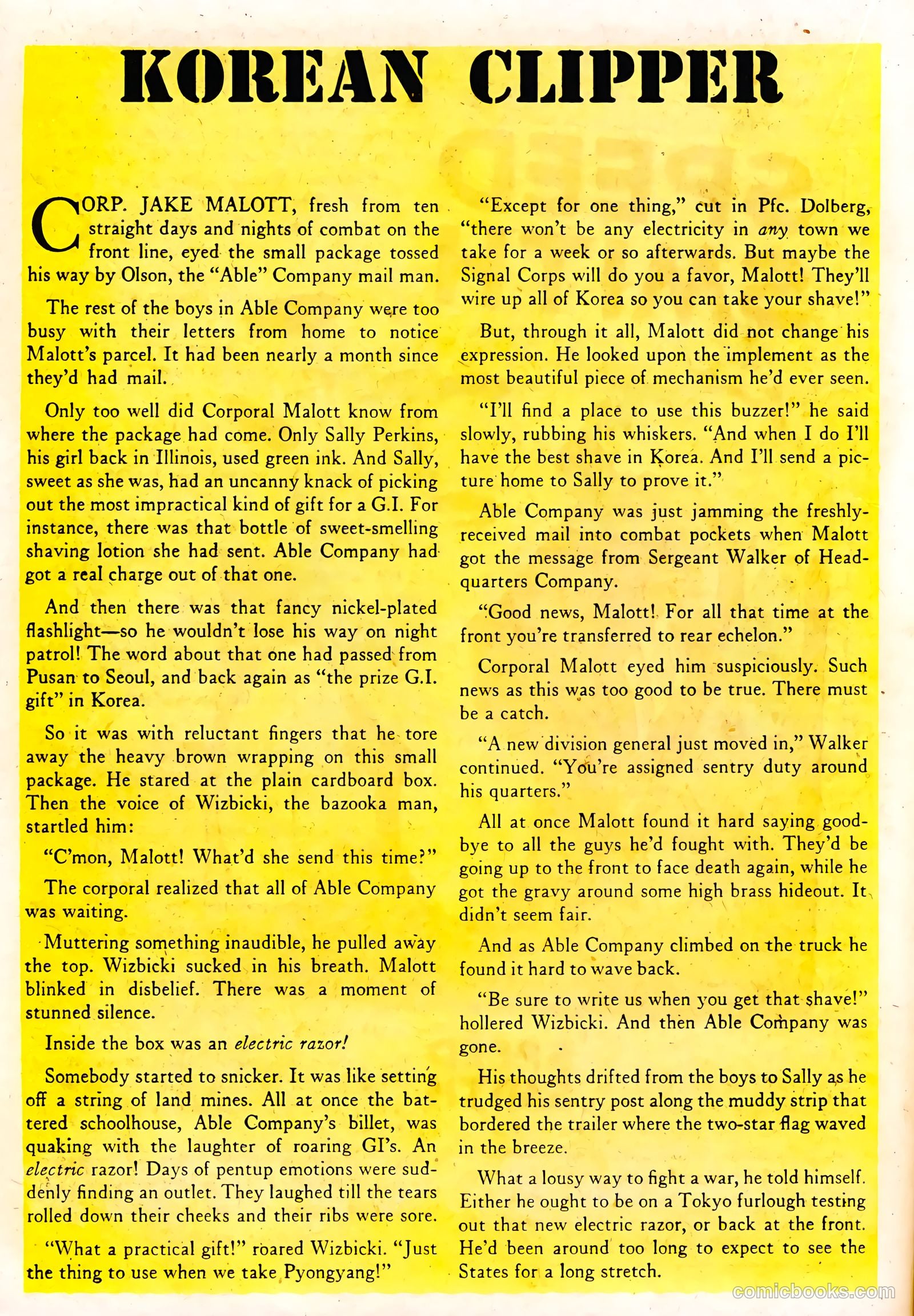 G.I. Joe #10 (1952) — page 24 of 52