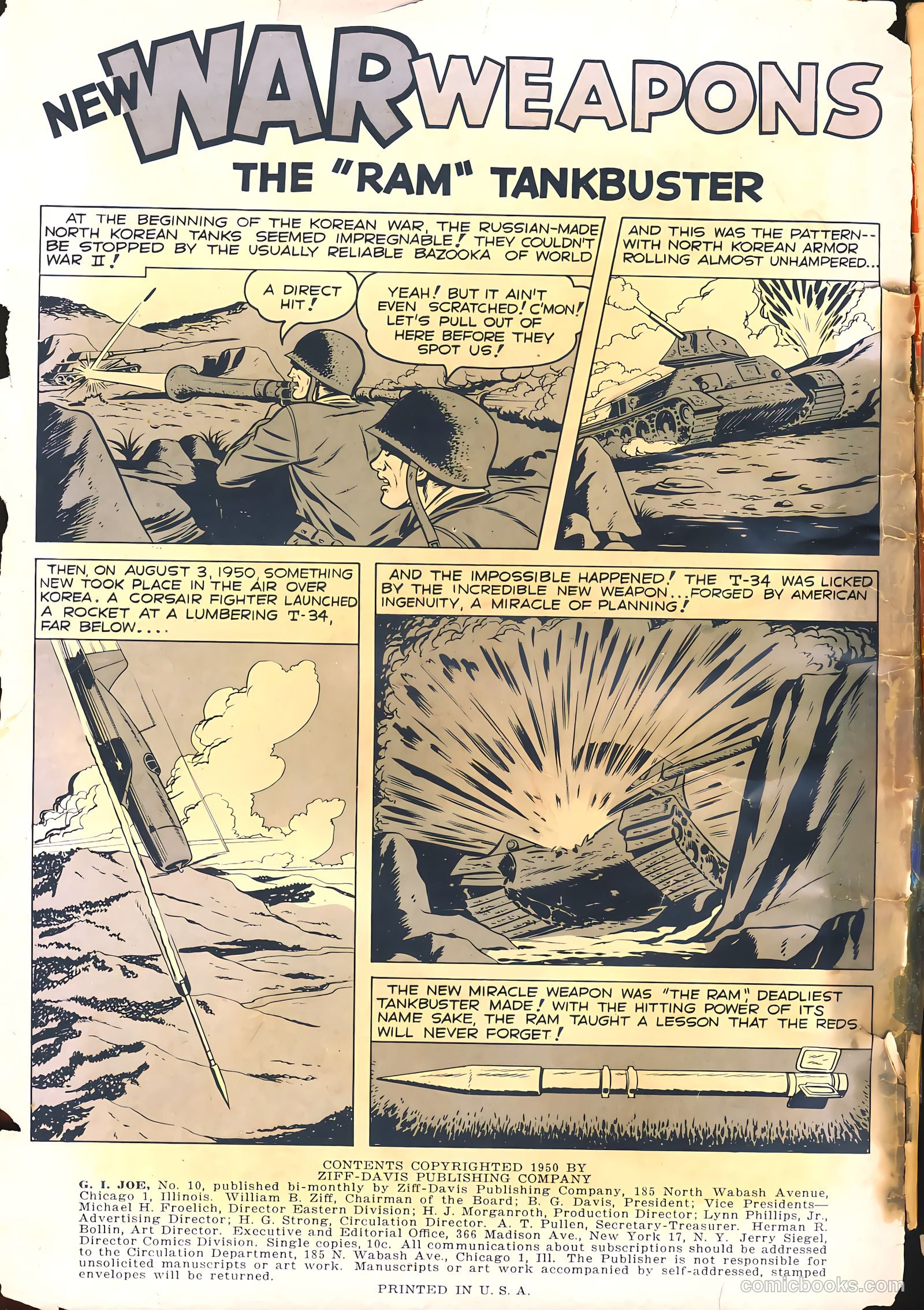 G.I. Joe #10 (1950) — page 2 of 52