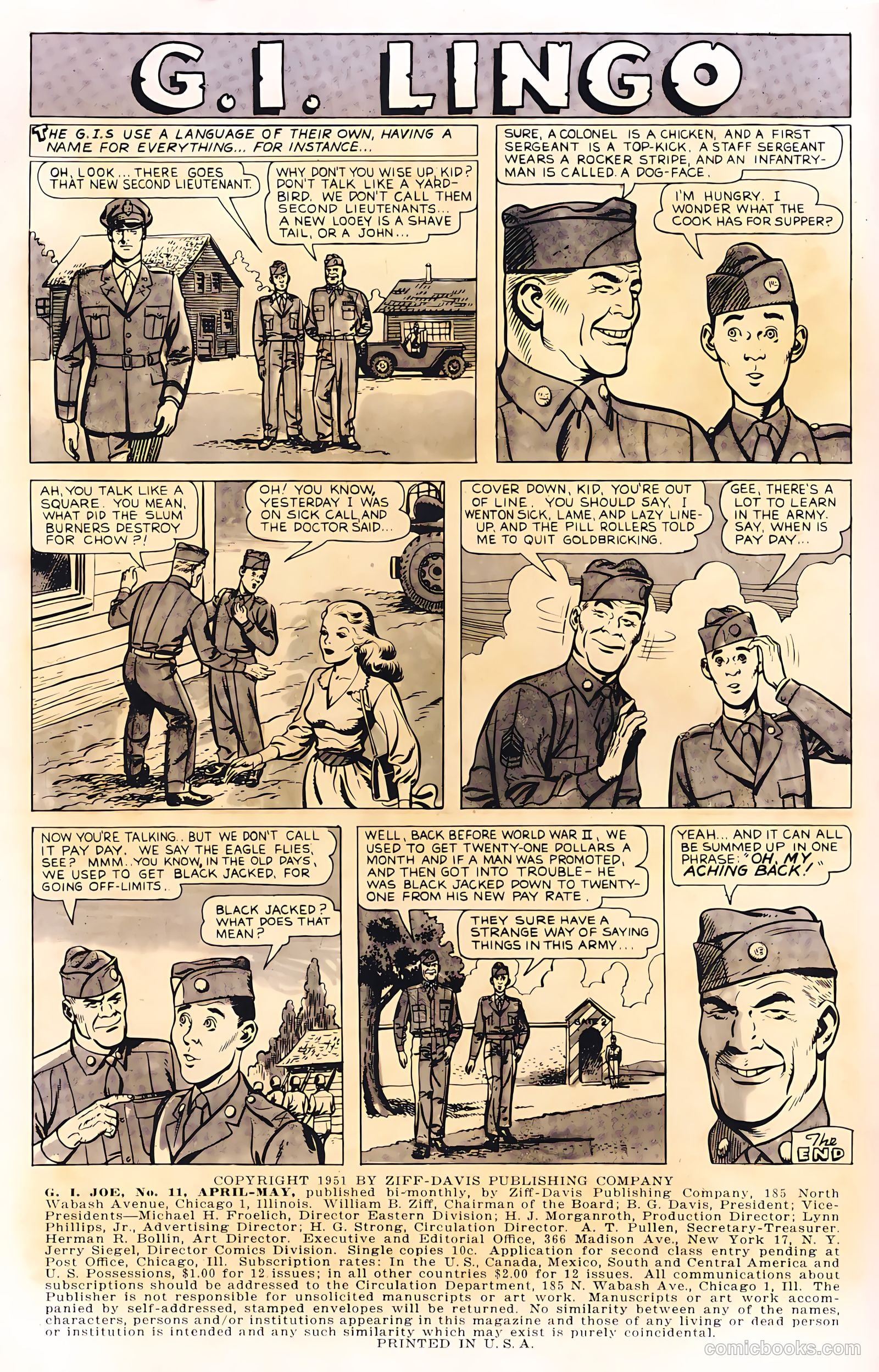 G.I. Joe #11 (1951) — page 2 of 52