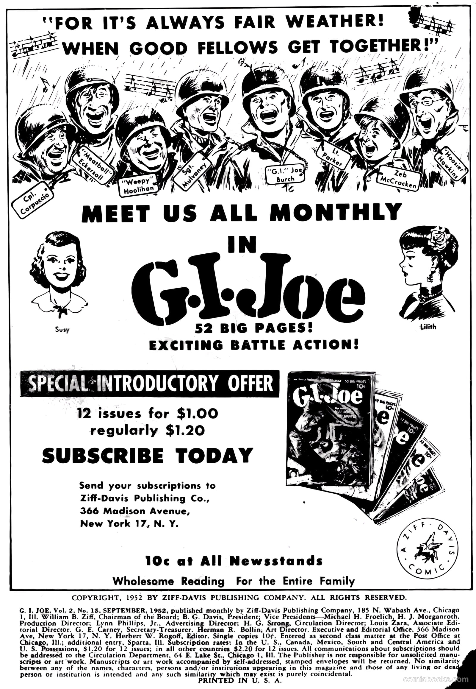 G.I. Joe #15 (1952) — page 2 of 52