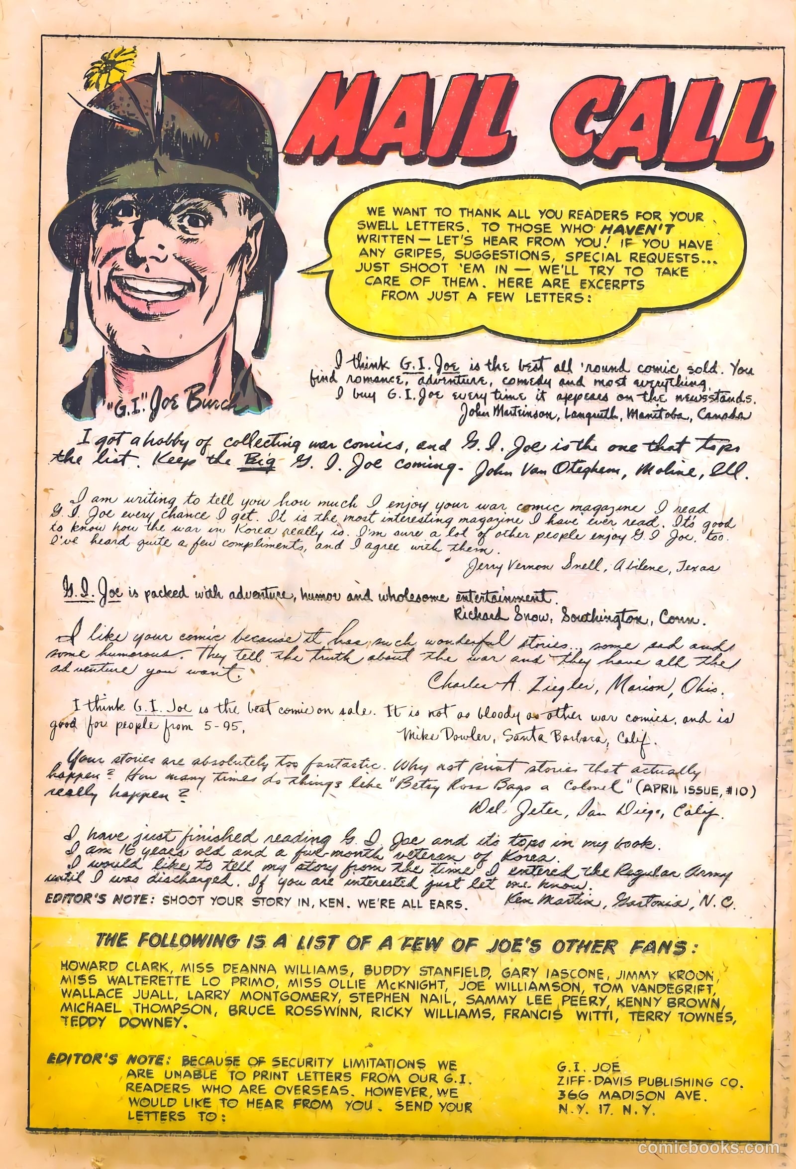 G.I. Joe #16 (1952) — page 35 of 52