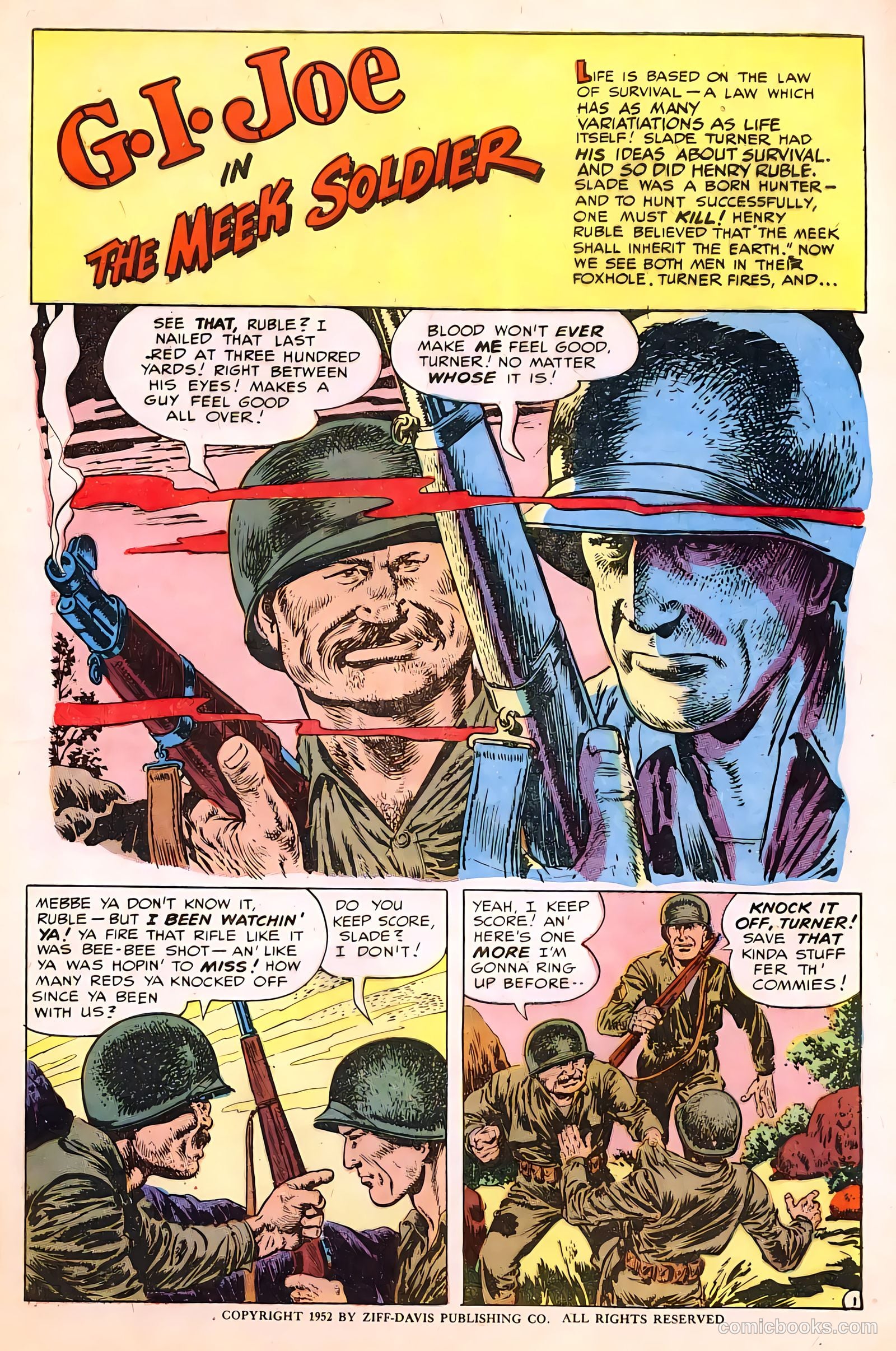G.I. Joe #19 (1953) — page 3 of 36