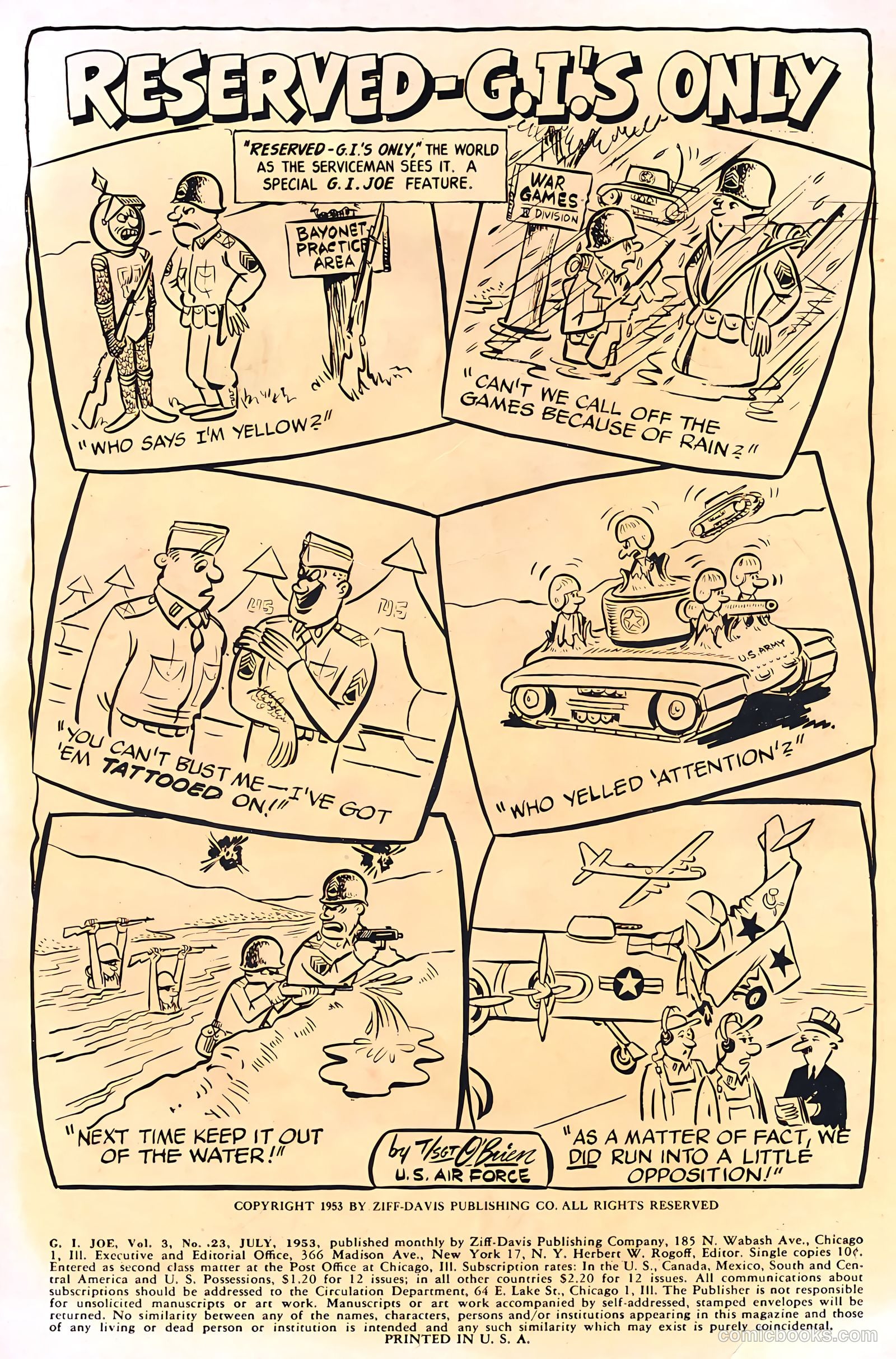 G.I. Joe #23 (1953) — page 2 of 36
