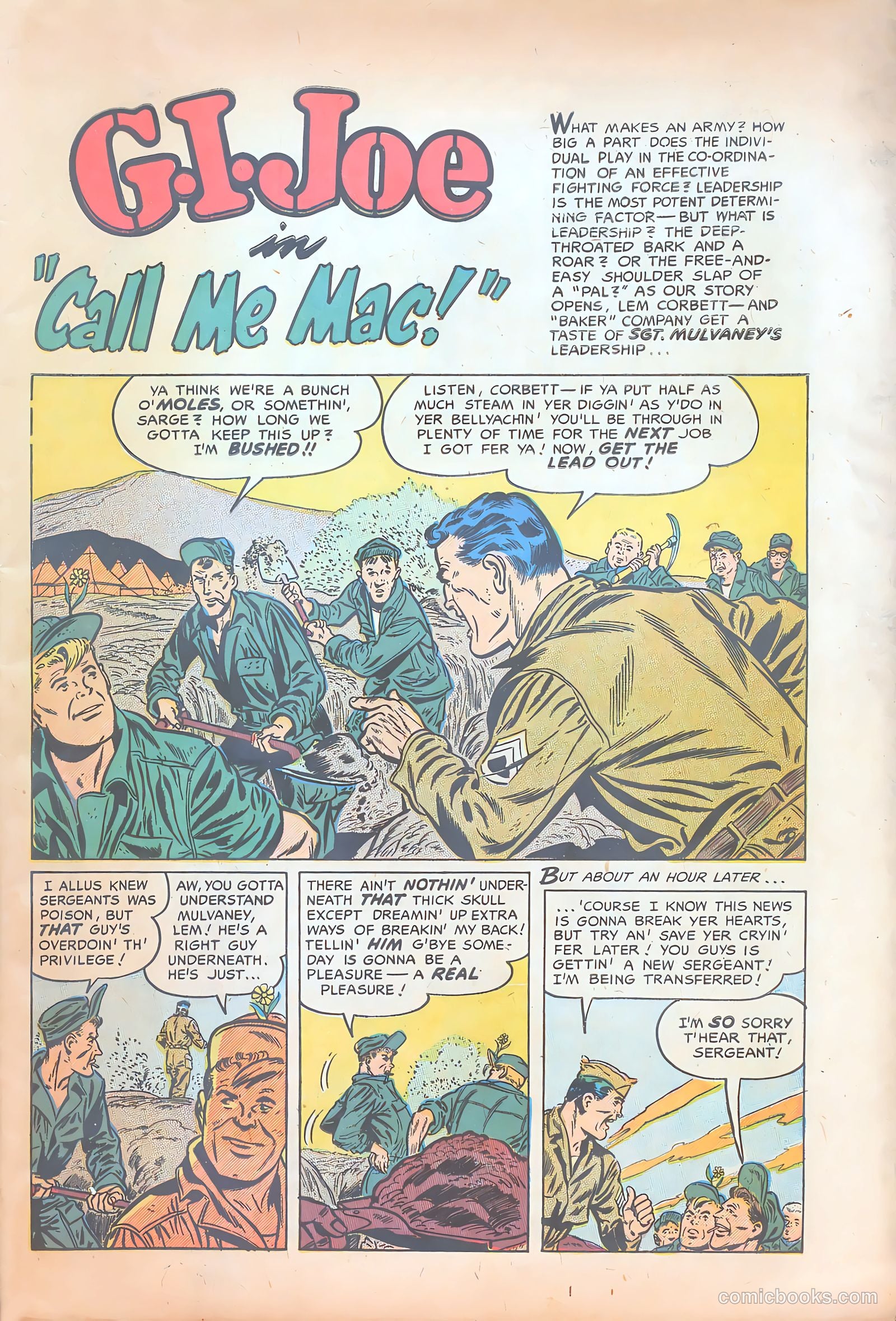 G.I. Joe #26 (1943) — page 3 of 36