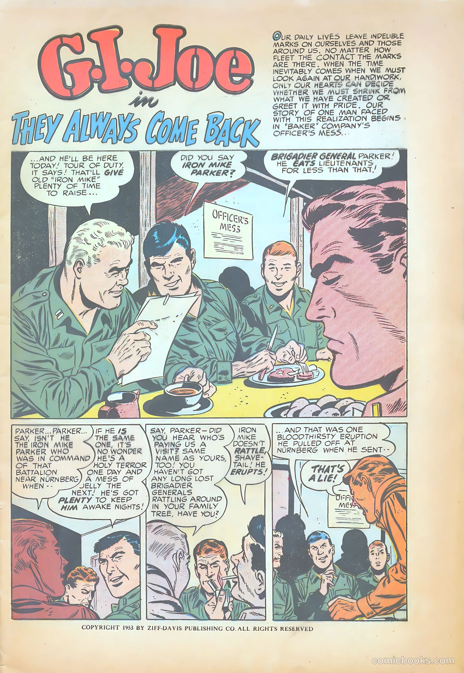 G.I. Joe #28 (1953) — page 3 of 36