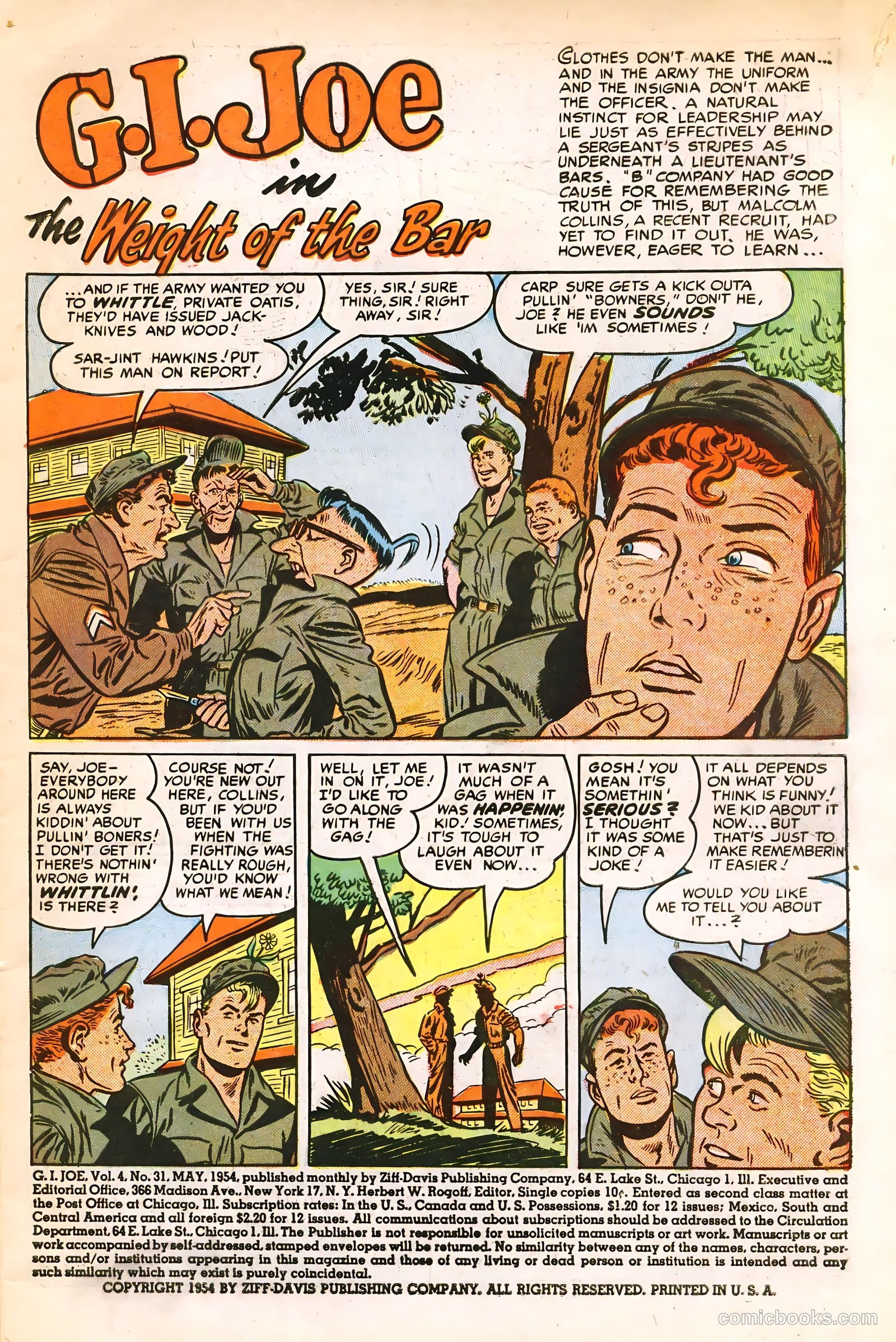 G.I. Joe #31 (1954) — page 3 of 36