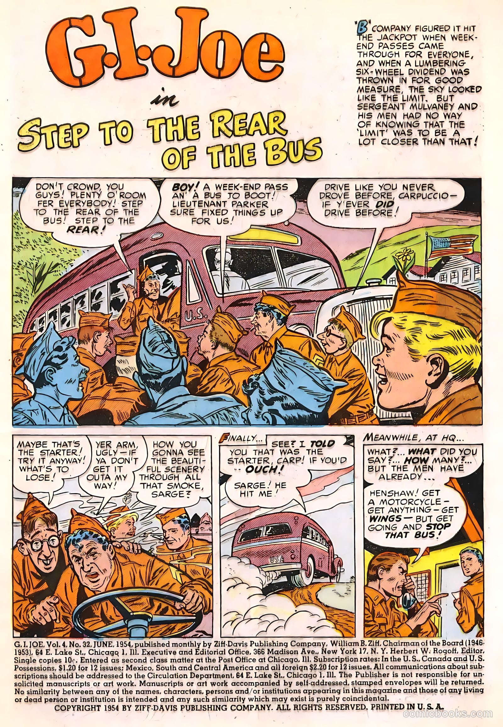 G.I. Joe #32 (1954) — page 3 of 36