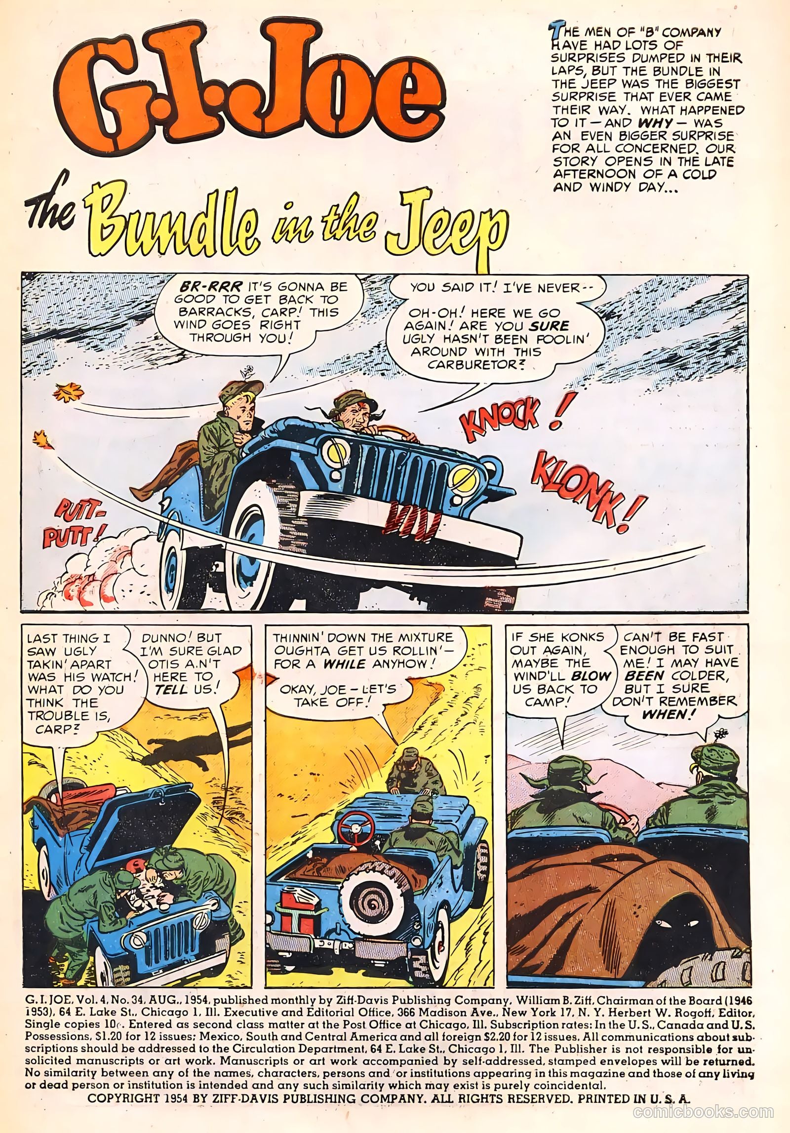 G.I. Joe #34 (1954) — page 3 of 36