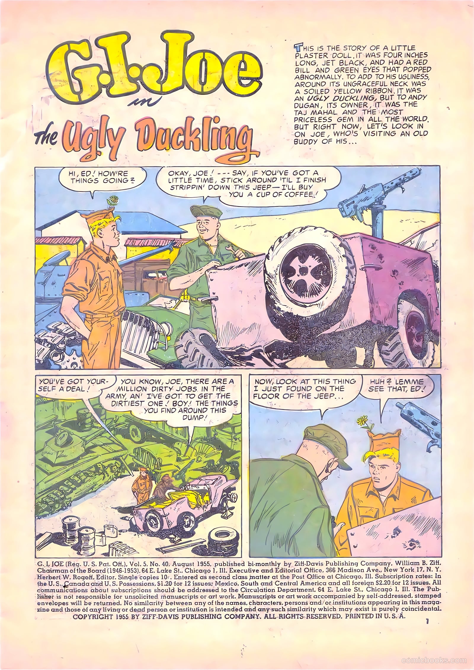 G.I. Joe #40 (1955) — page 3 of 36