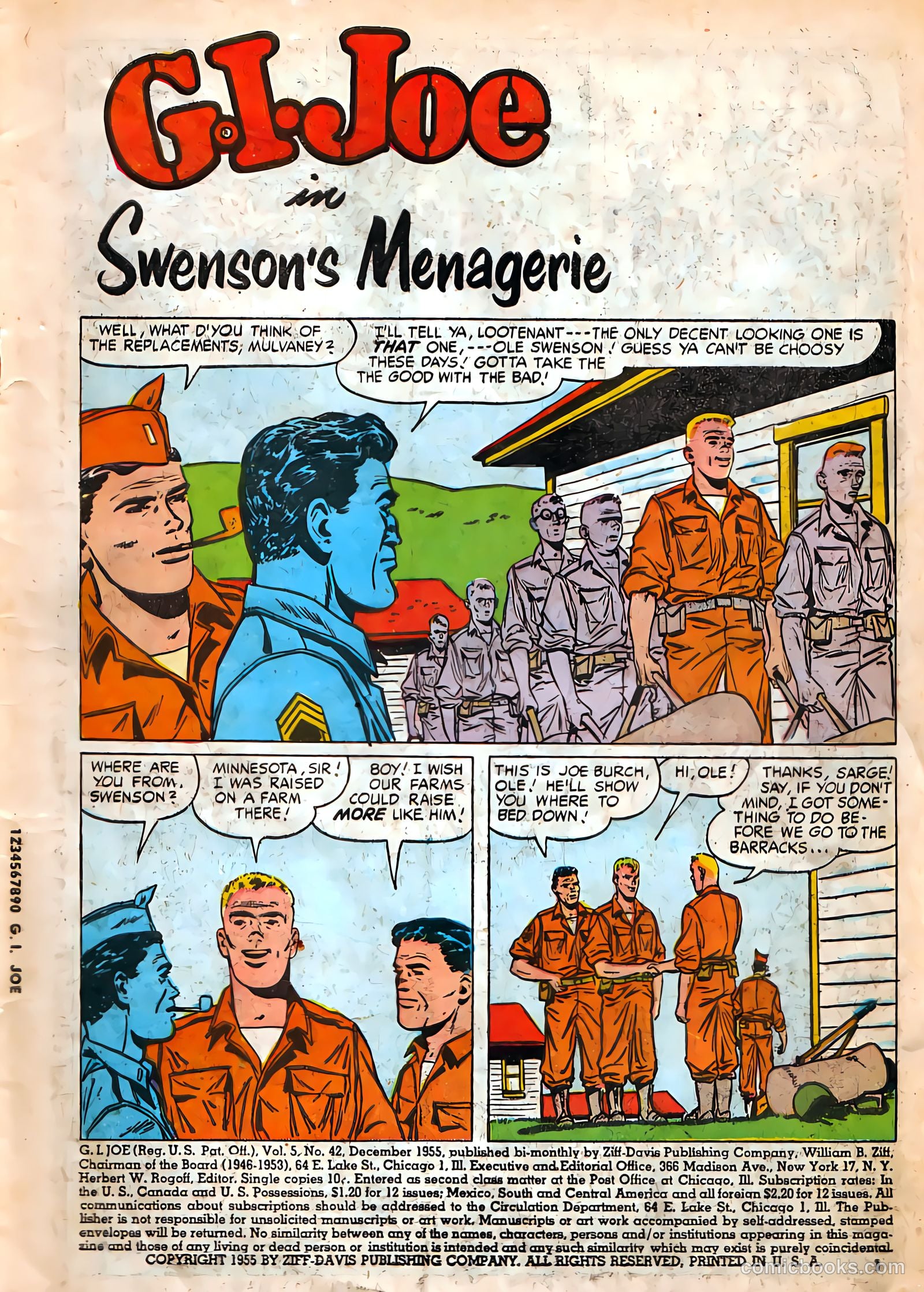 G.I. Joe #42 (1955) — page 3 of 36