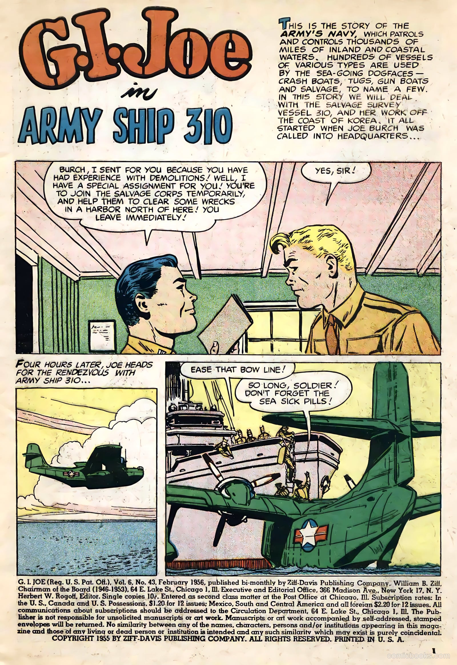G.I. Joe #43 (1956) — page 3 of 36
