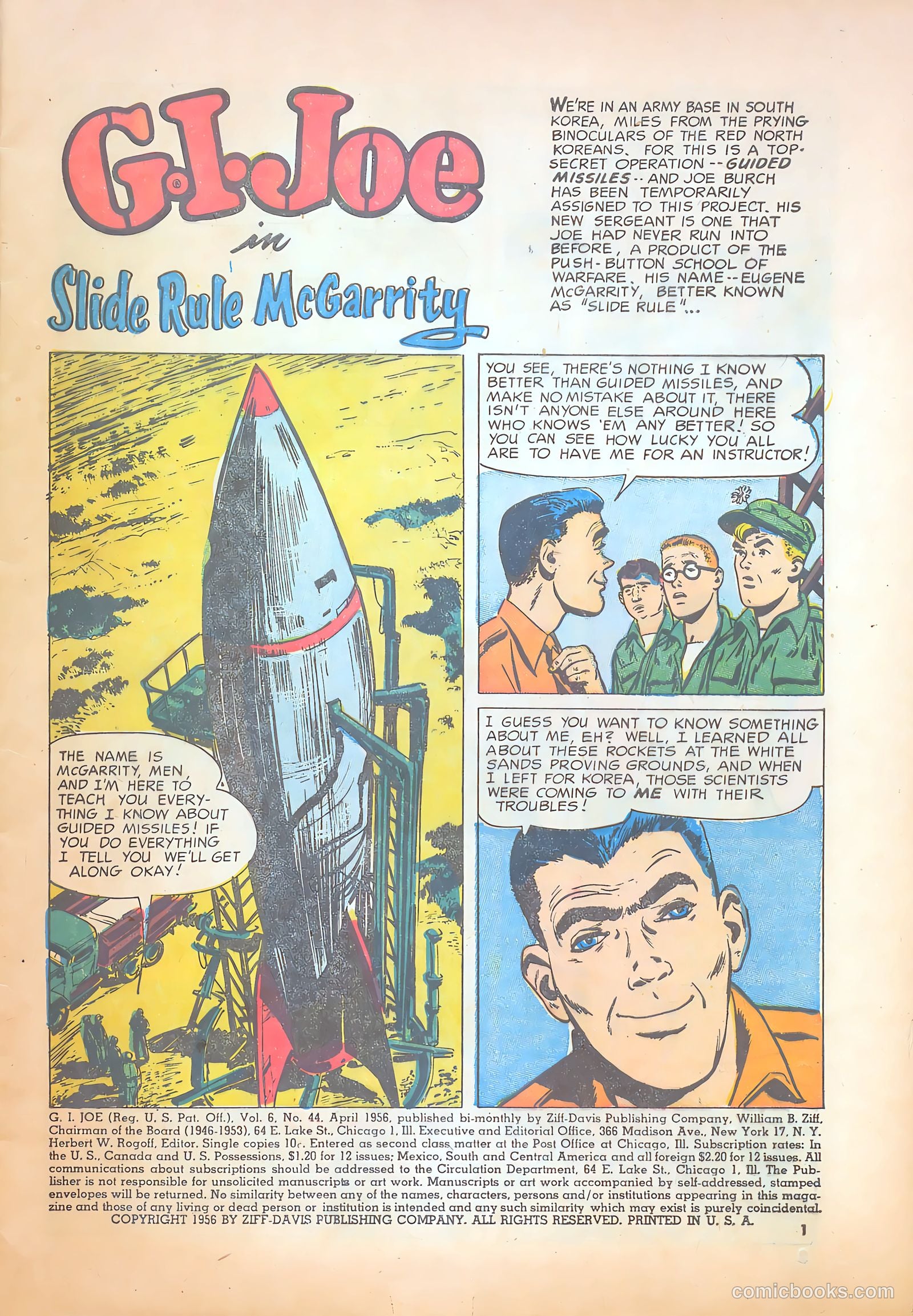 G.I. Joe #44 (1956) — page 3 of 36