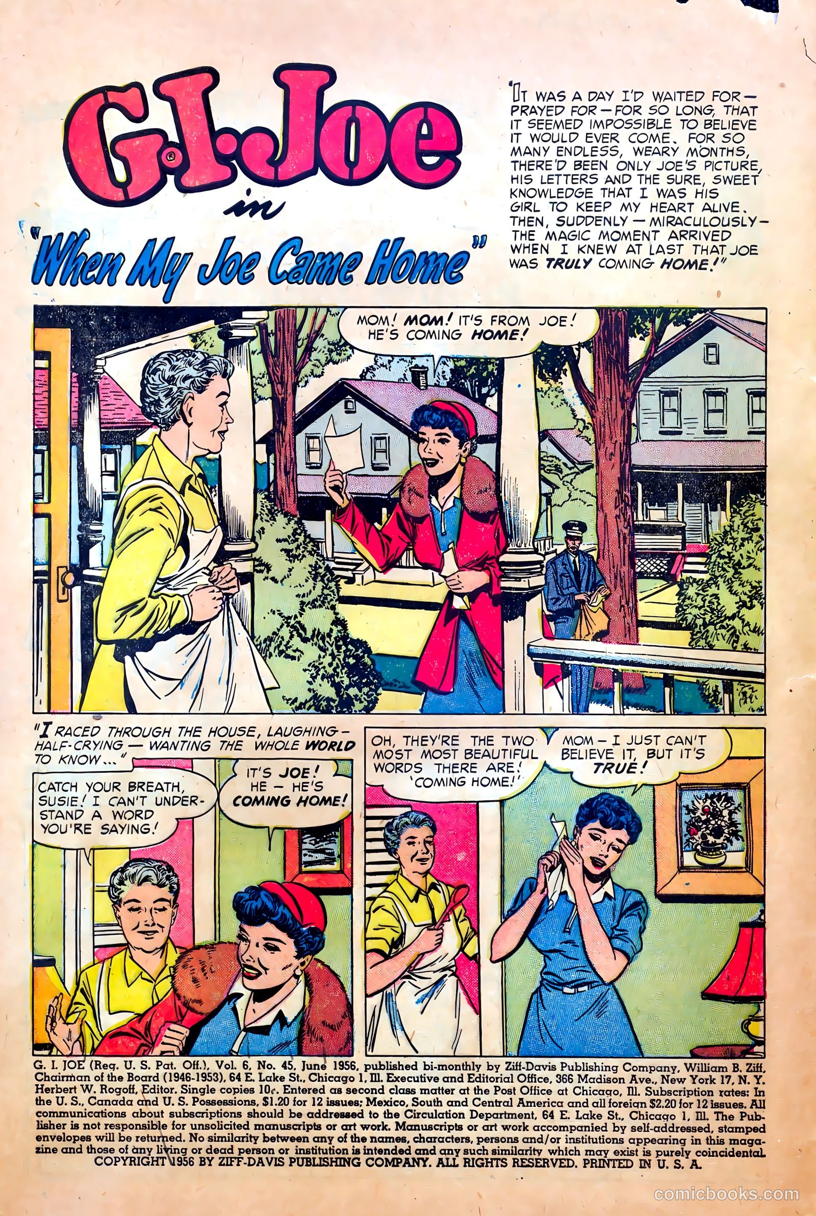 G.I. Joe #45 (1956) — page 4 of 36