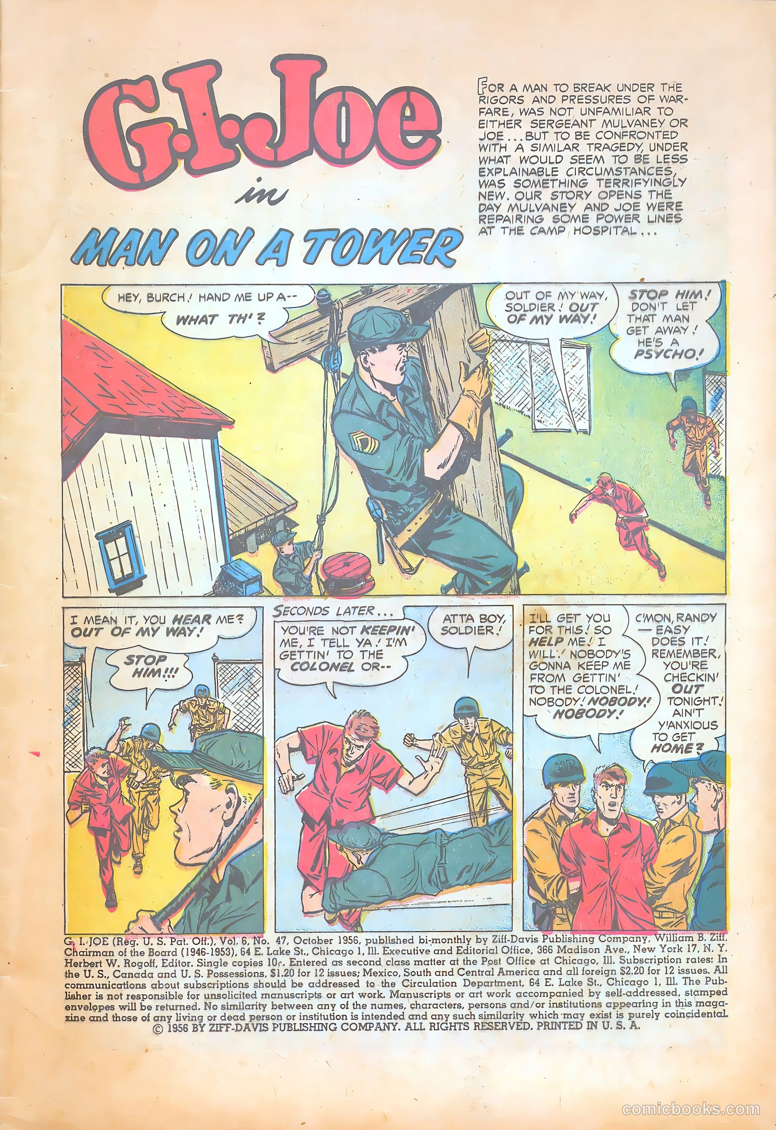 G.I. Joe #47 (1956) — page 3 of 36