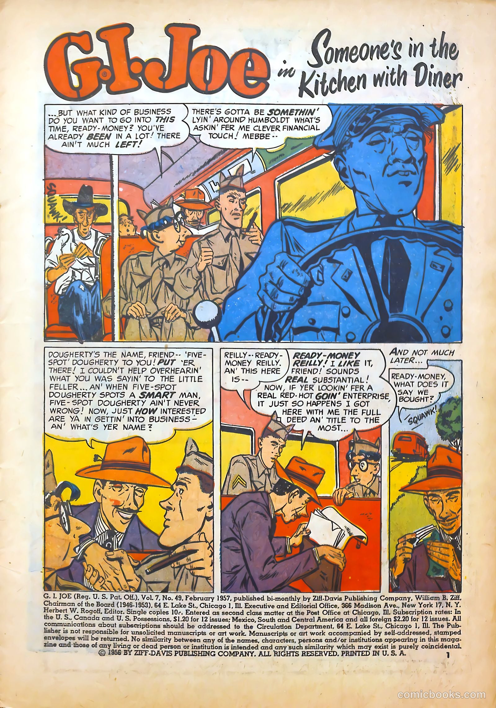 G.I. Joe #49 (1957) — page 3 of 36