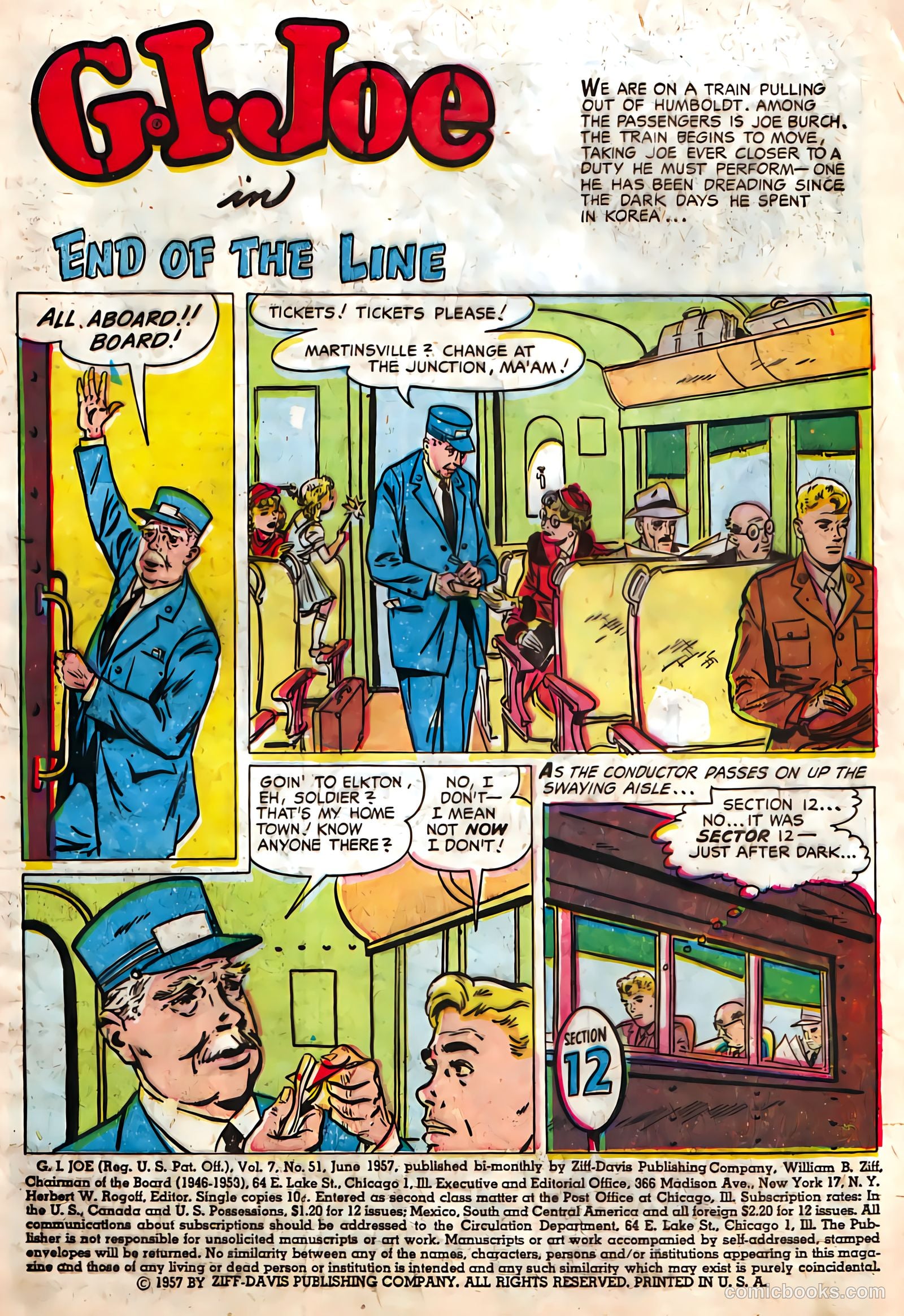 G.I. Joe #51 (1957) — page 3 of 36