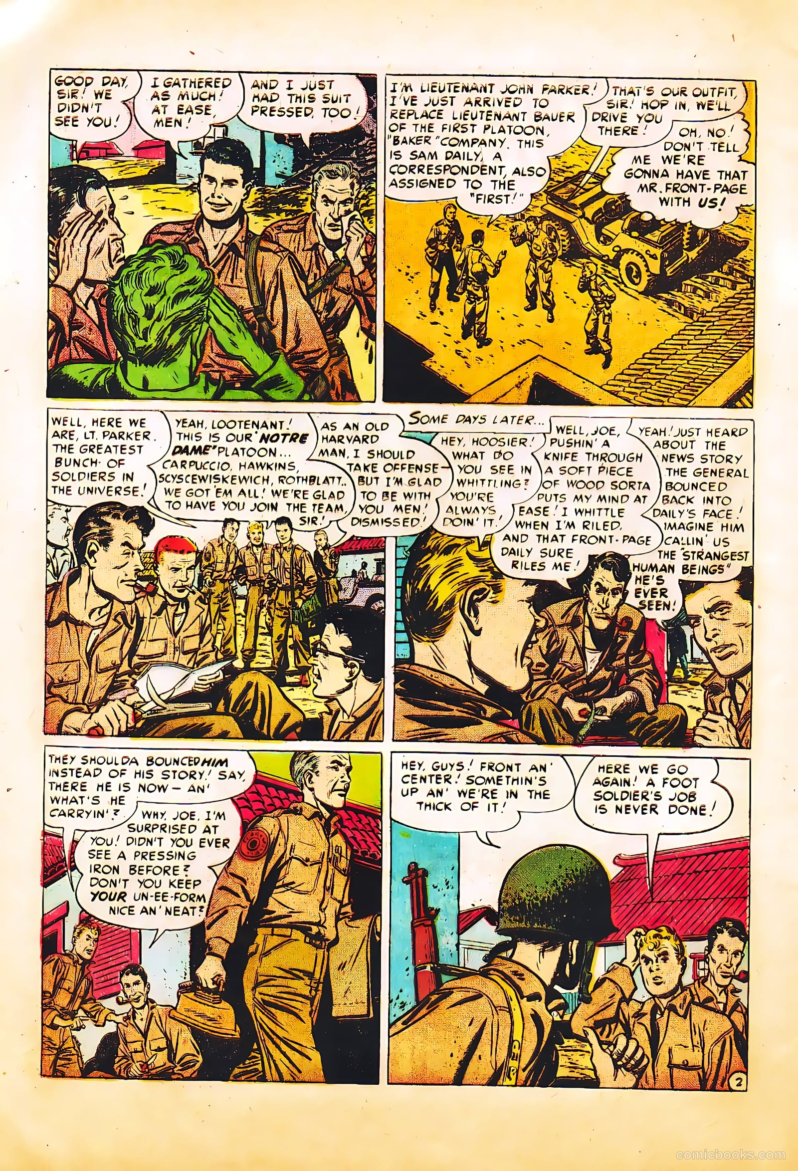G.I. Joe #6 (1951) — page 4 of 52