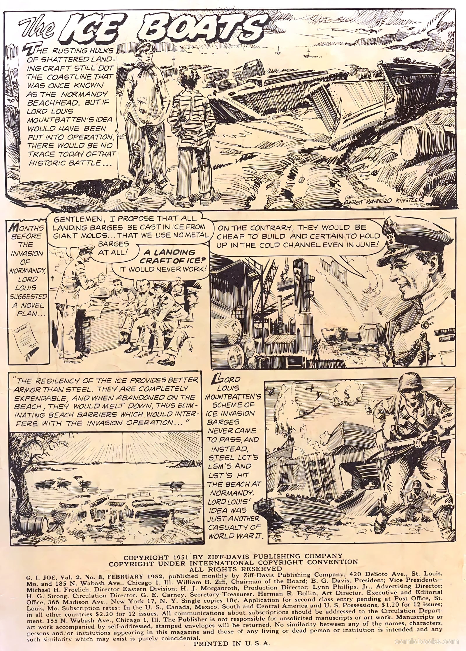 G.I. Joe #8 (1952) — page 2 of 52