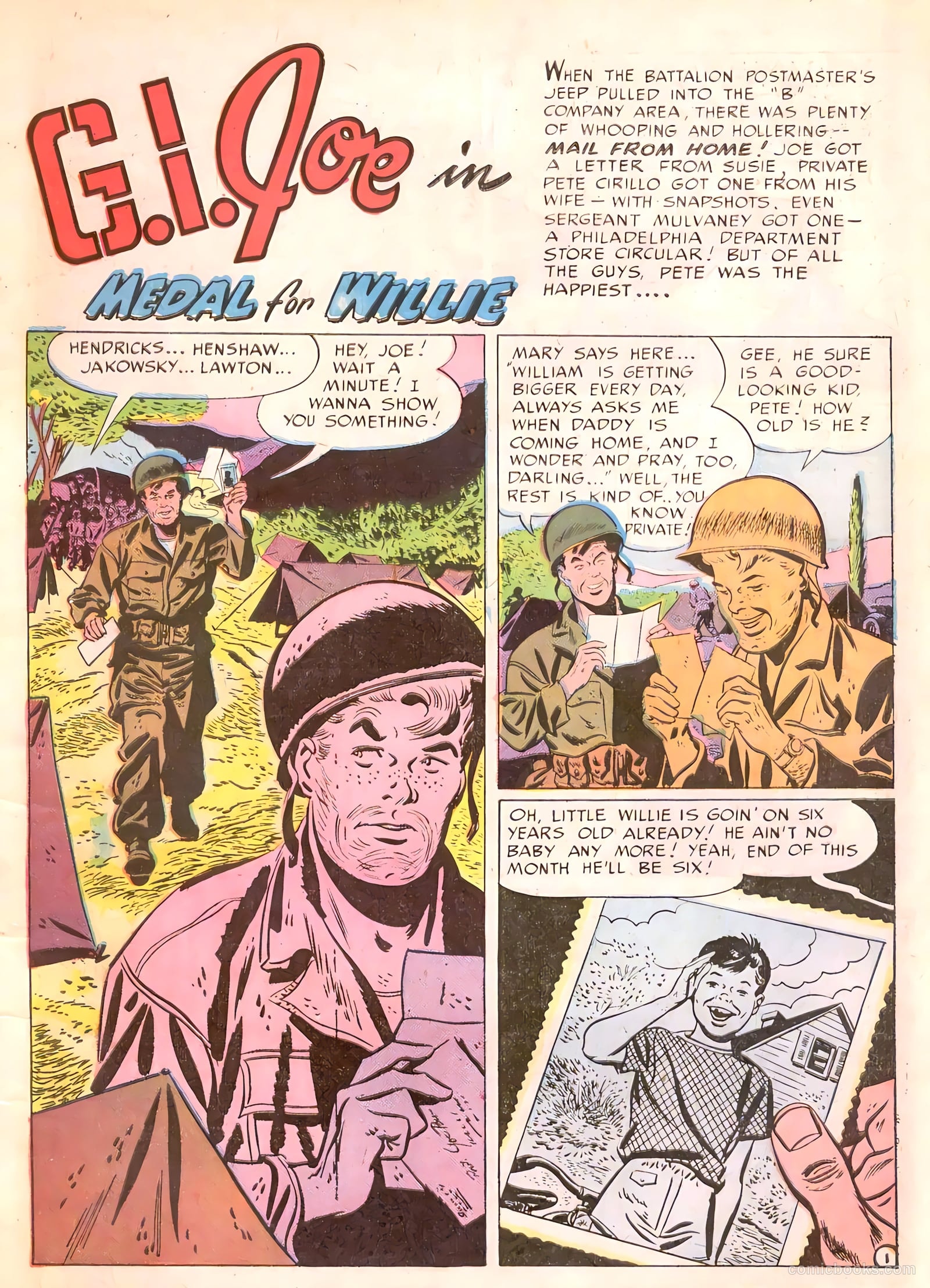 G.I. Joe #8 (1952) — page 3 of 52