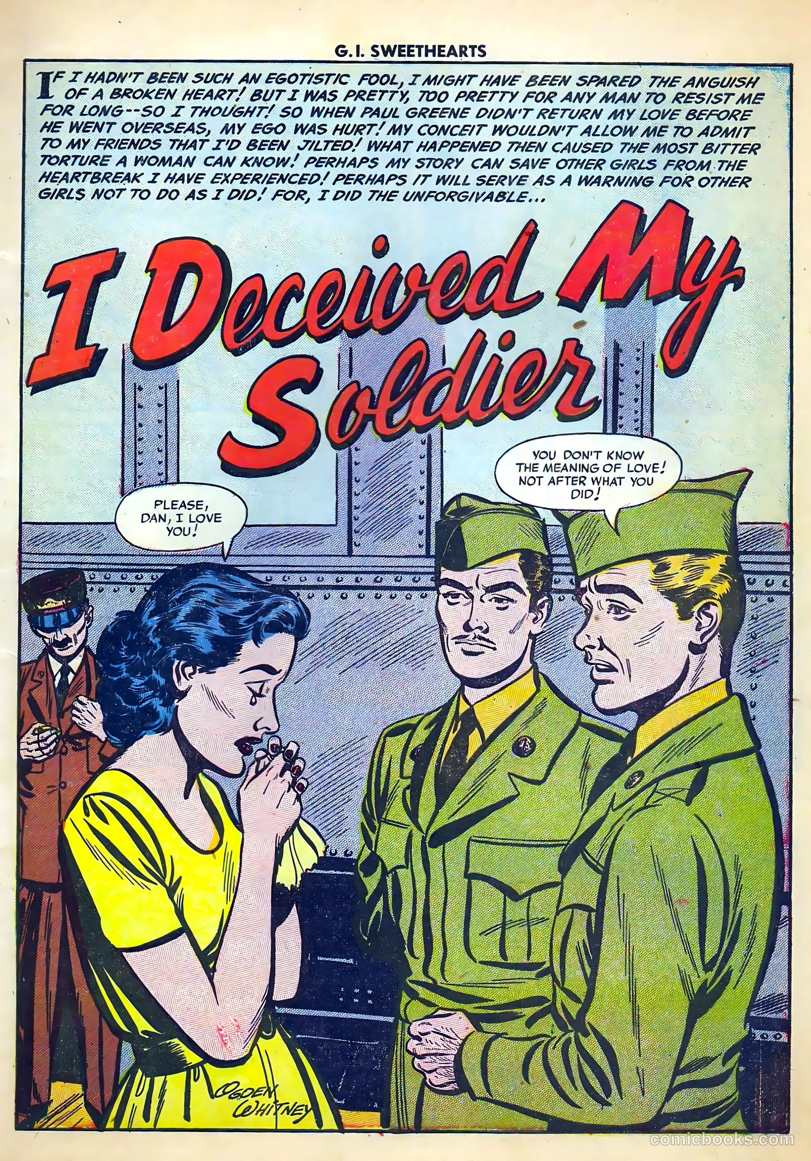 G.I. Sweethearts #32 (1953) — page 3 of 36