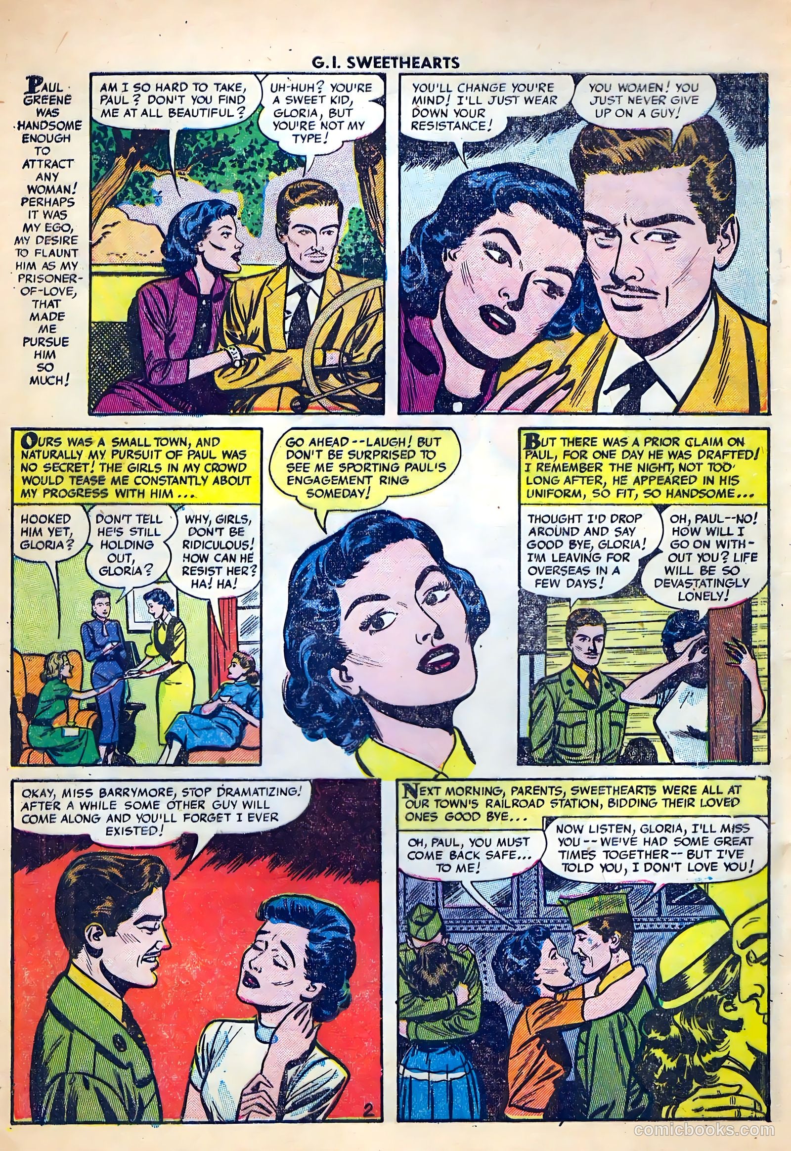 G.I. Sweethearts #32 (1953) — page 4 of 36