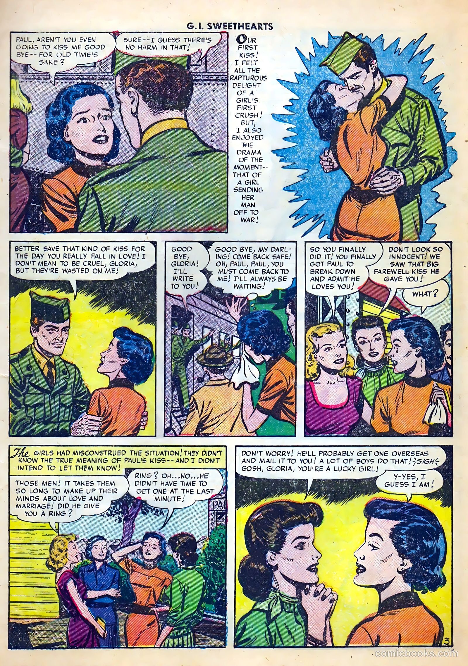 G.I. Sweethearts #32 (1953) — page 5 of 36