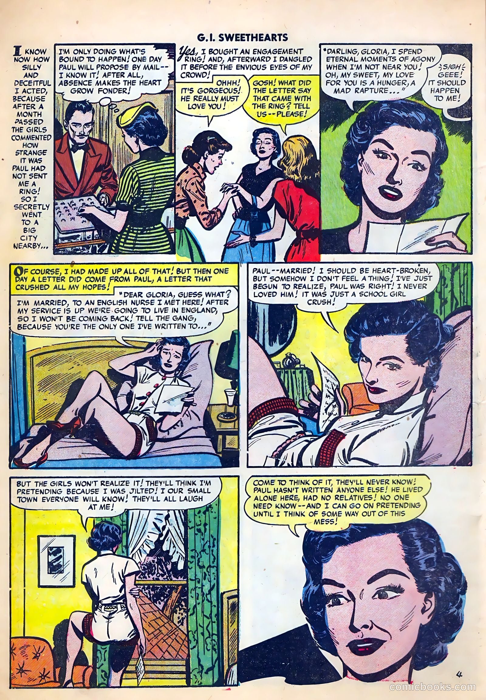 G.I. Sweethearts #32 (1953) — page 6 of 36
