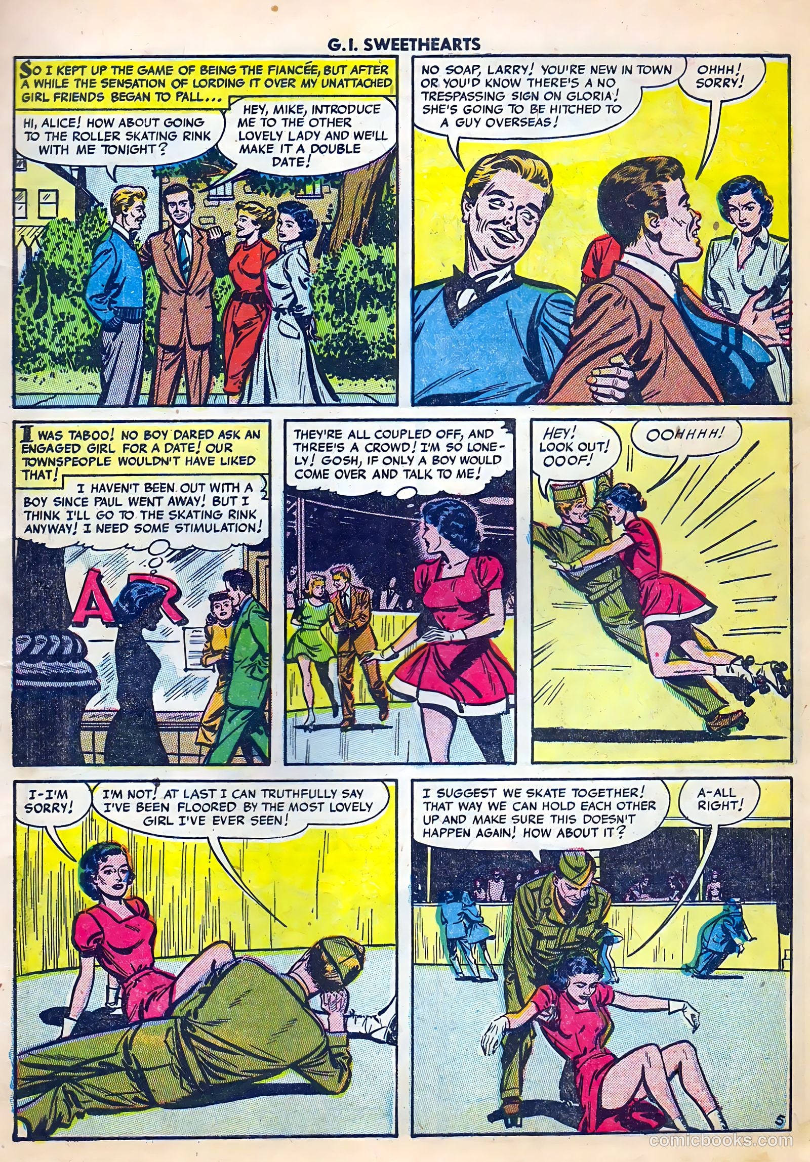 G.I. Sweethearts #32 (1953) — page 7 of 36