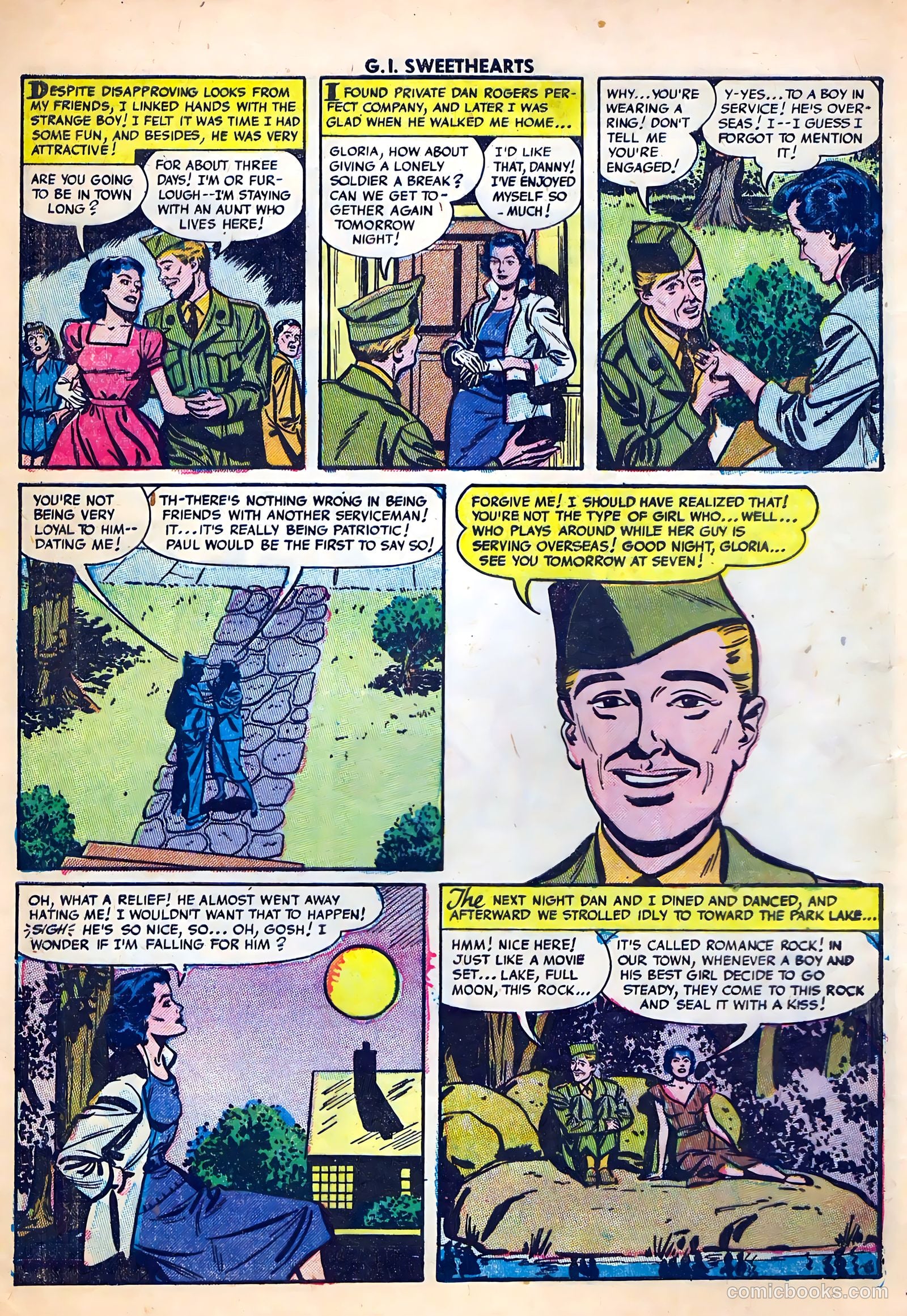 G.I. Sweethearts #32 (1953) — page 8 of 36