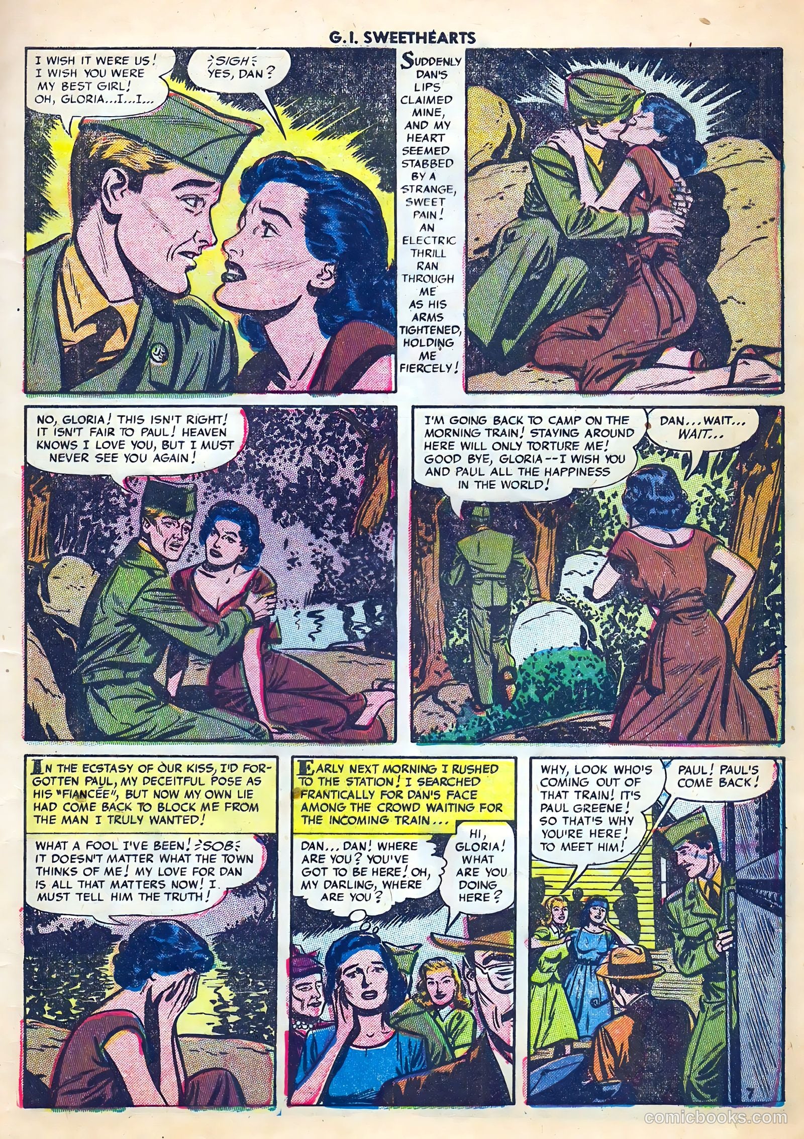 G.I. Sweethearts #32 (1953) — page 9 of 36