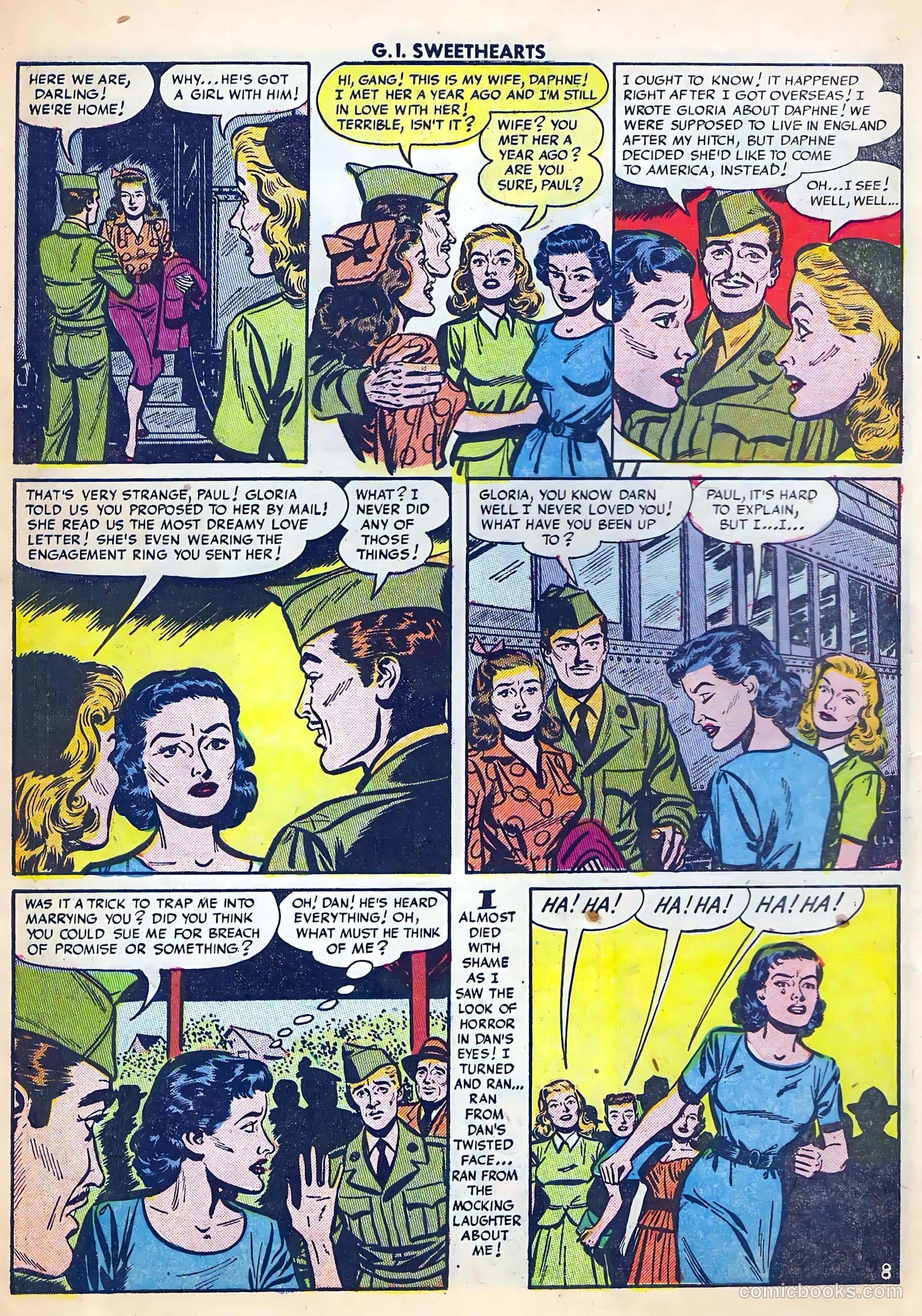 G.I. Sweethearts #32 (1953) — page 10 of 36