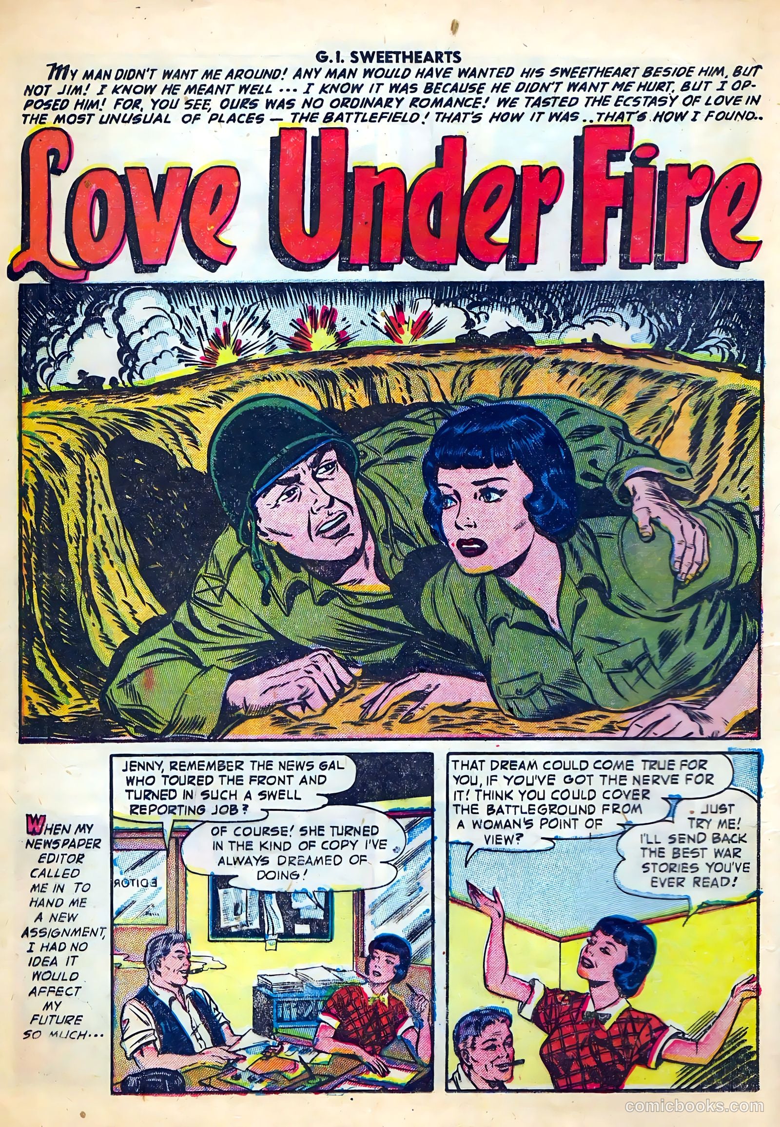 G.I. Sweethearts #32 (1953) — page 12 of 36