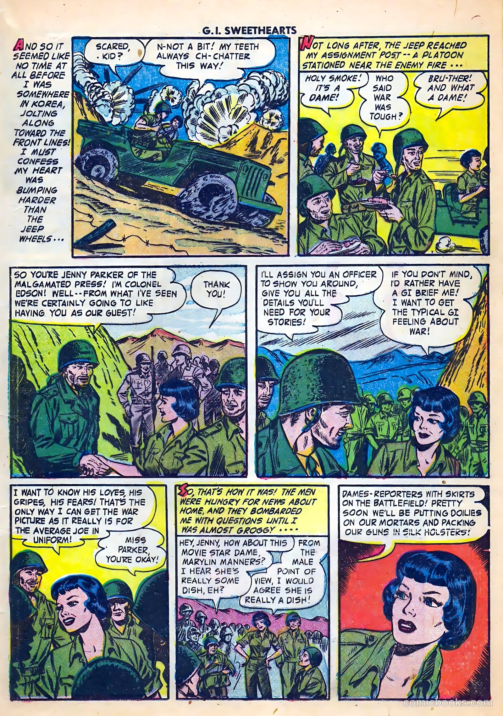 G.I. Sweethearts #32 (1953) — page 13 of 36