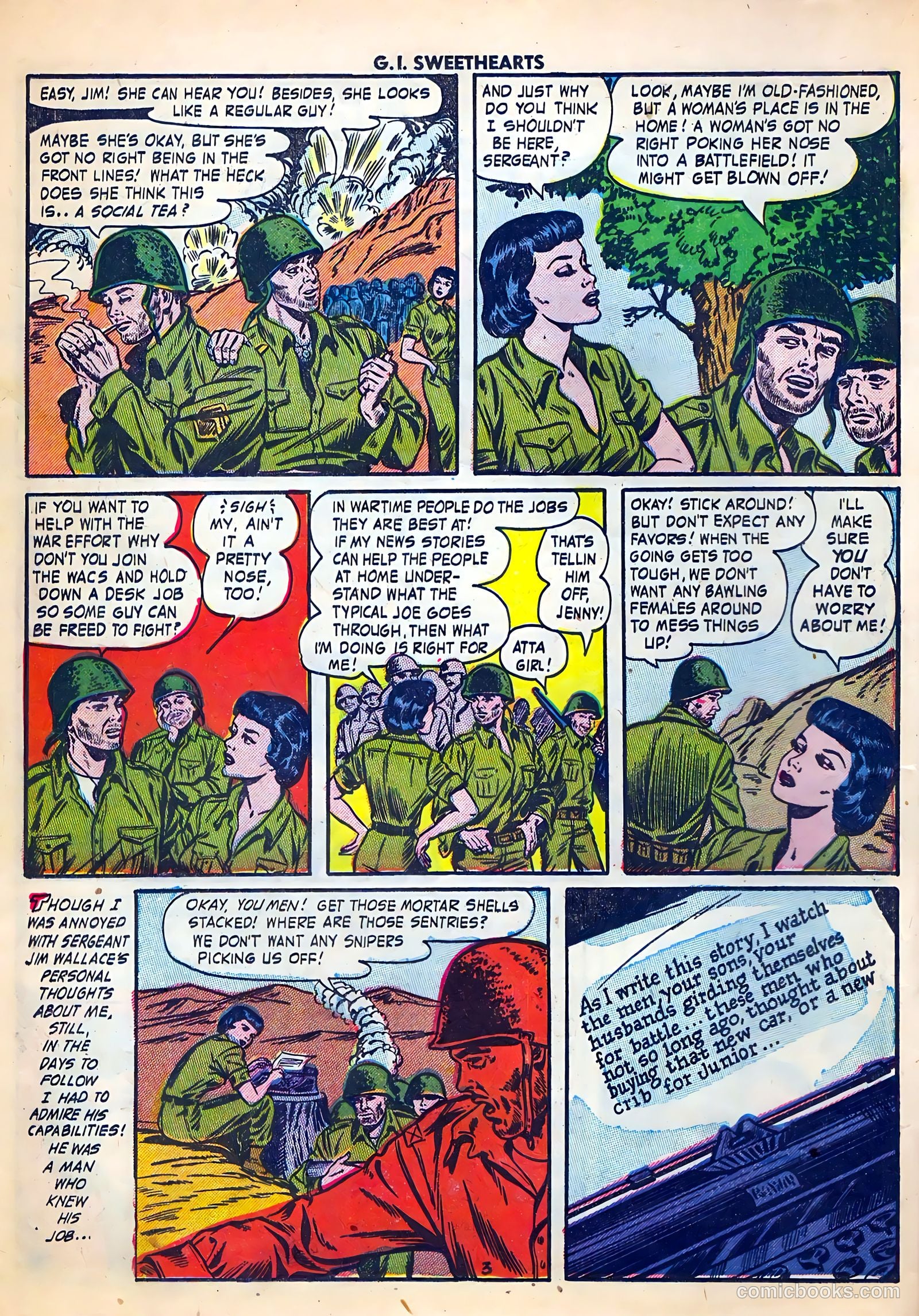 G.I. Sweethearts #32 (1953) — page 14 of 36