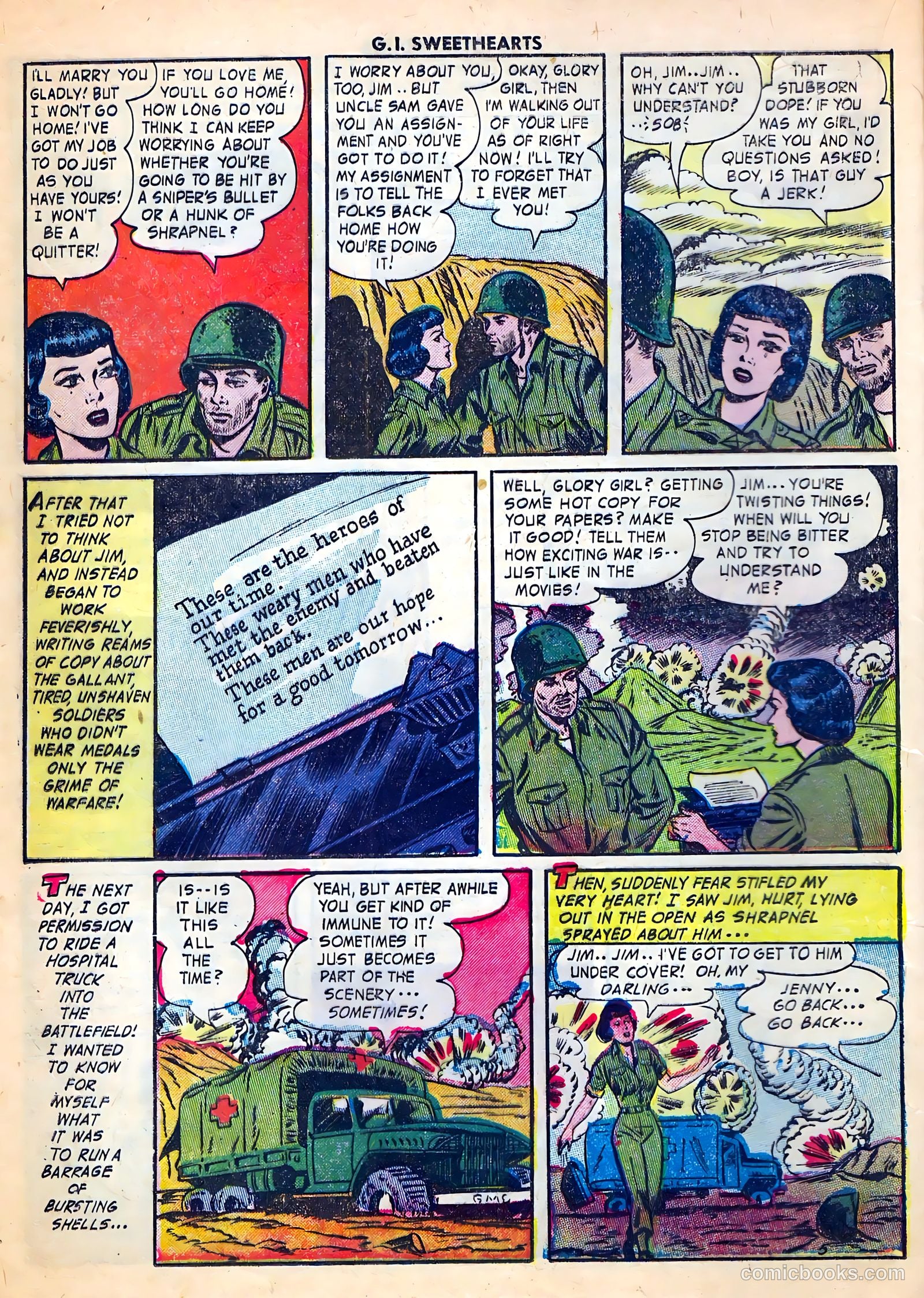 G.I. Sweethearts #32 (1953) — page 16 of 36
